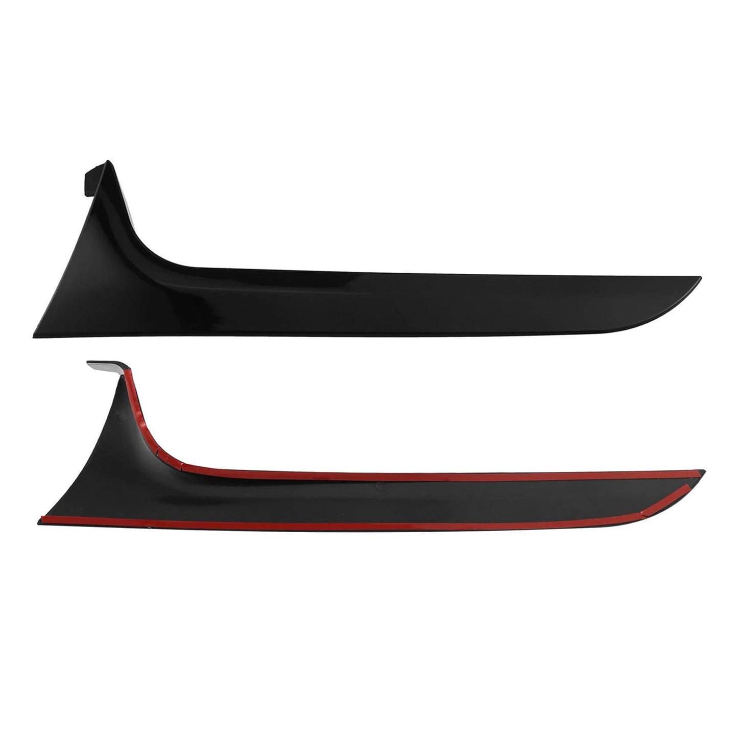 2012-2018 Audi A6 C7 Allroad Avant Gloss Black Pair Rear Window Side Wing Spoiler
