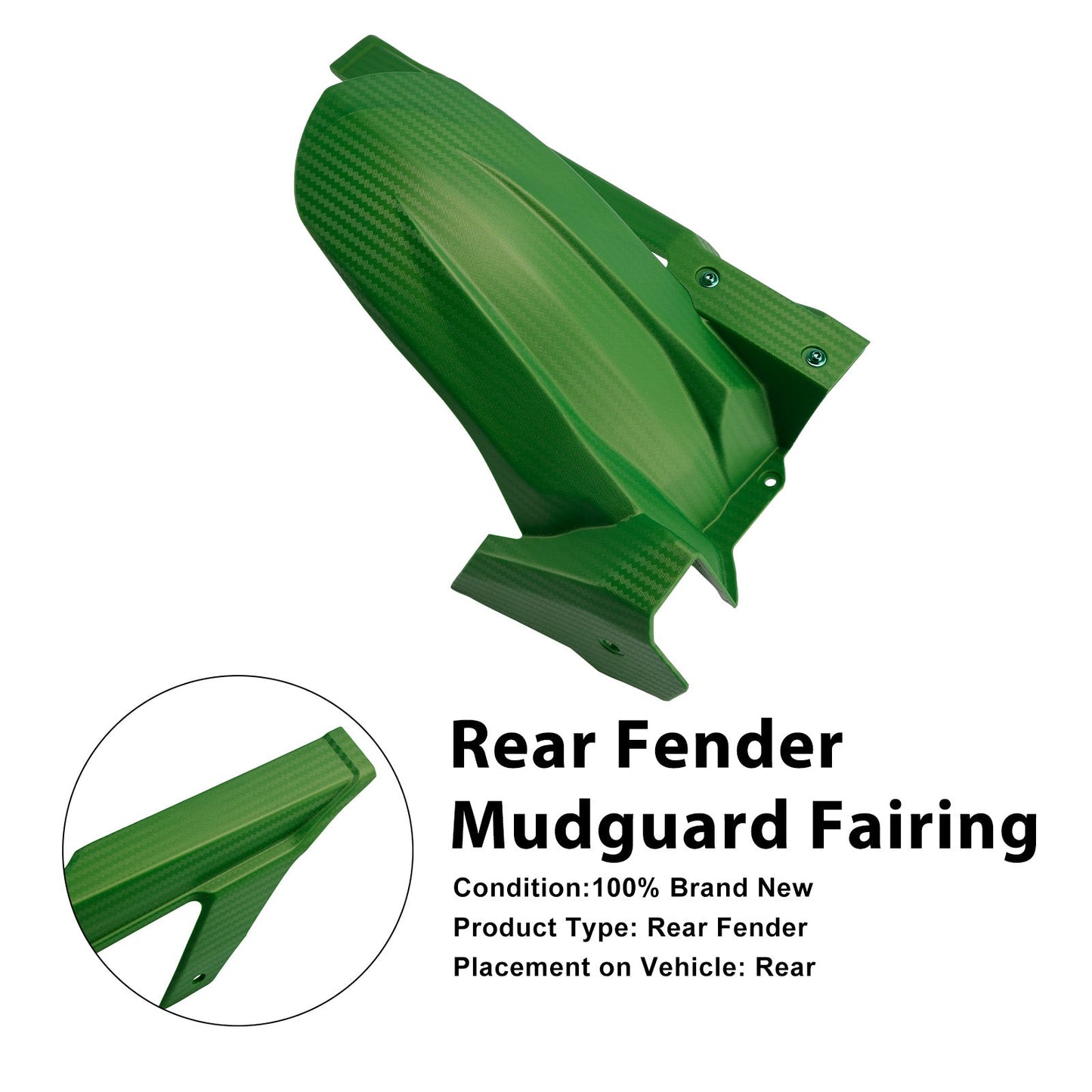 Rear Fender Fairing For Kawasaki Ninja 400 Z400 Ninja 500 Z500 2018+