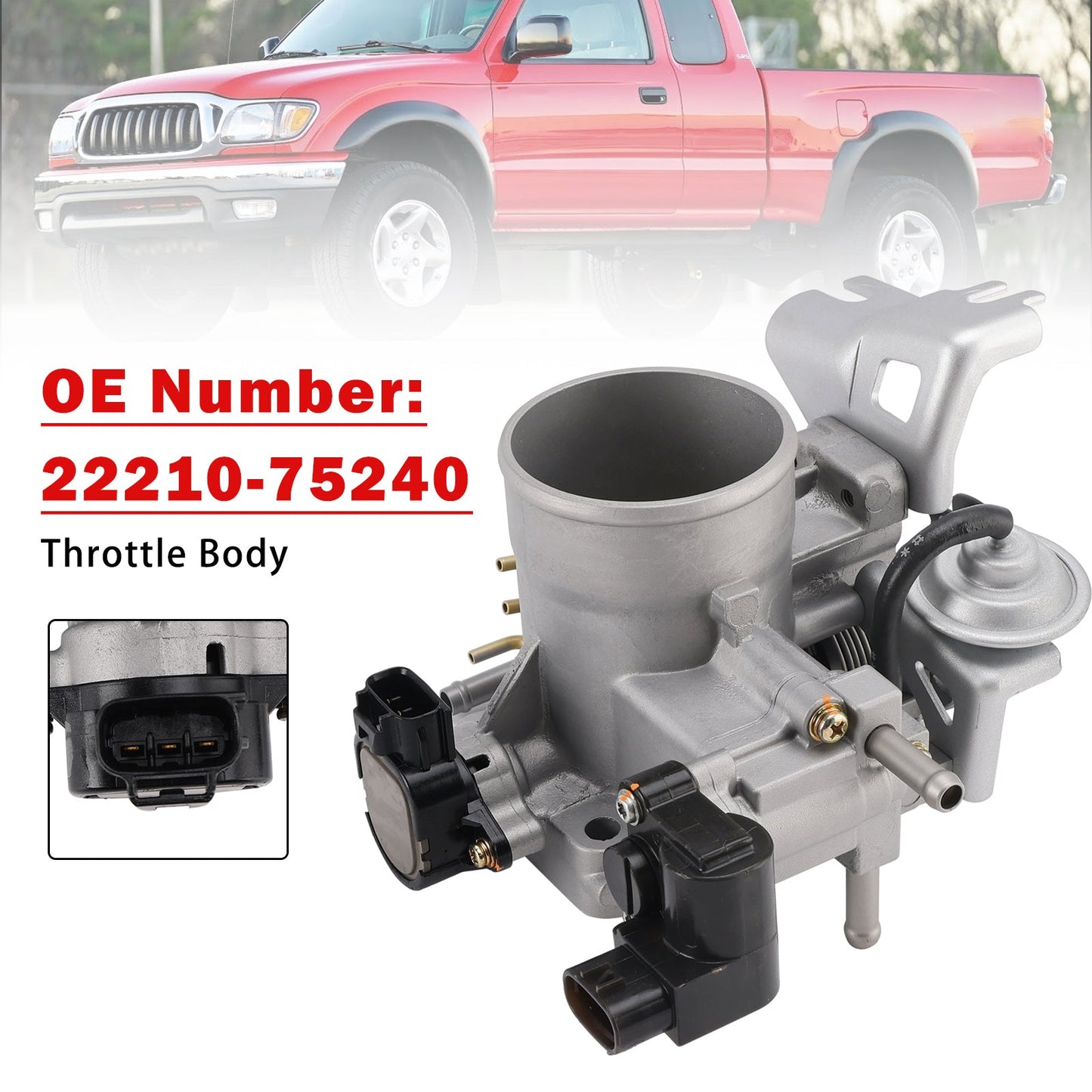 2004-2004 For Toyota Tacoma 4Runner 2.4L 2.7L Throttle Body 22210-75240
