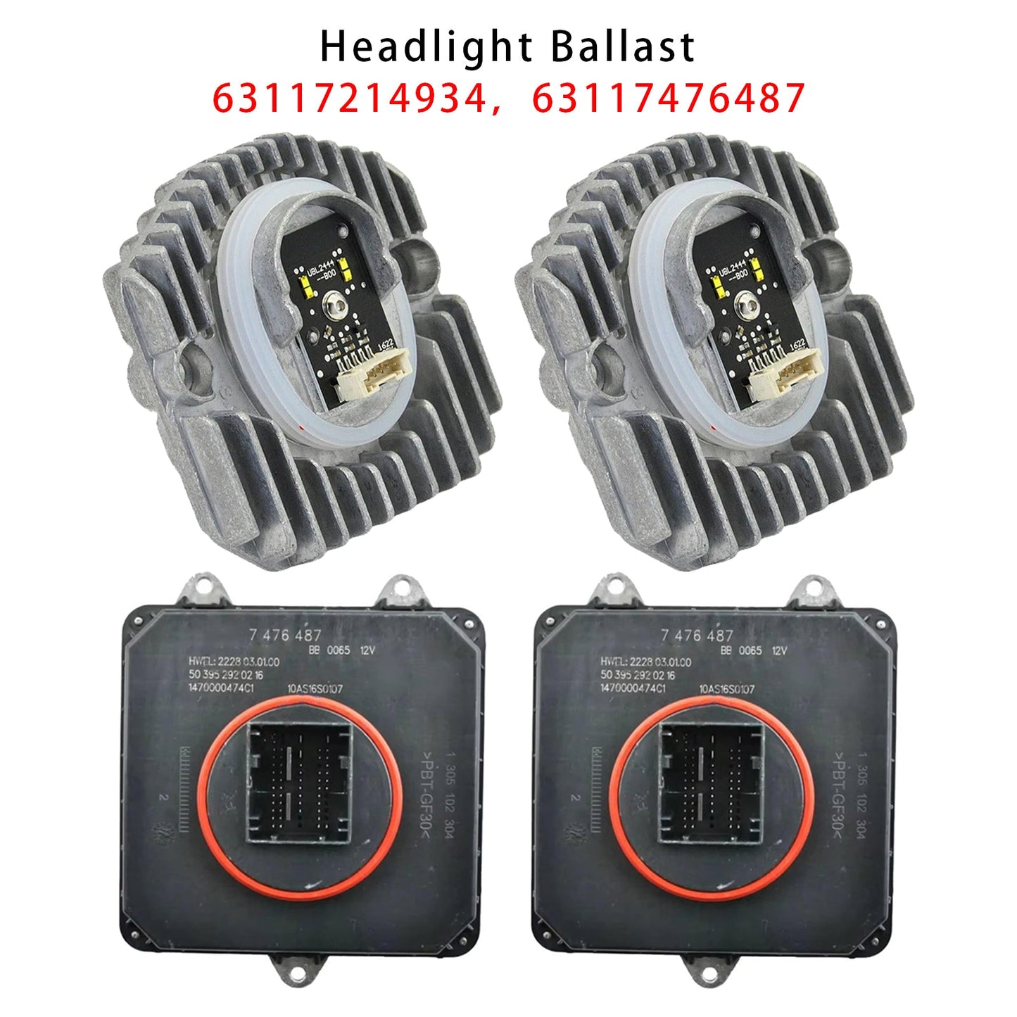 2017-2019 BMW 5 Series G30 Low Version LED Headlight Ballast