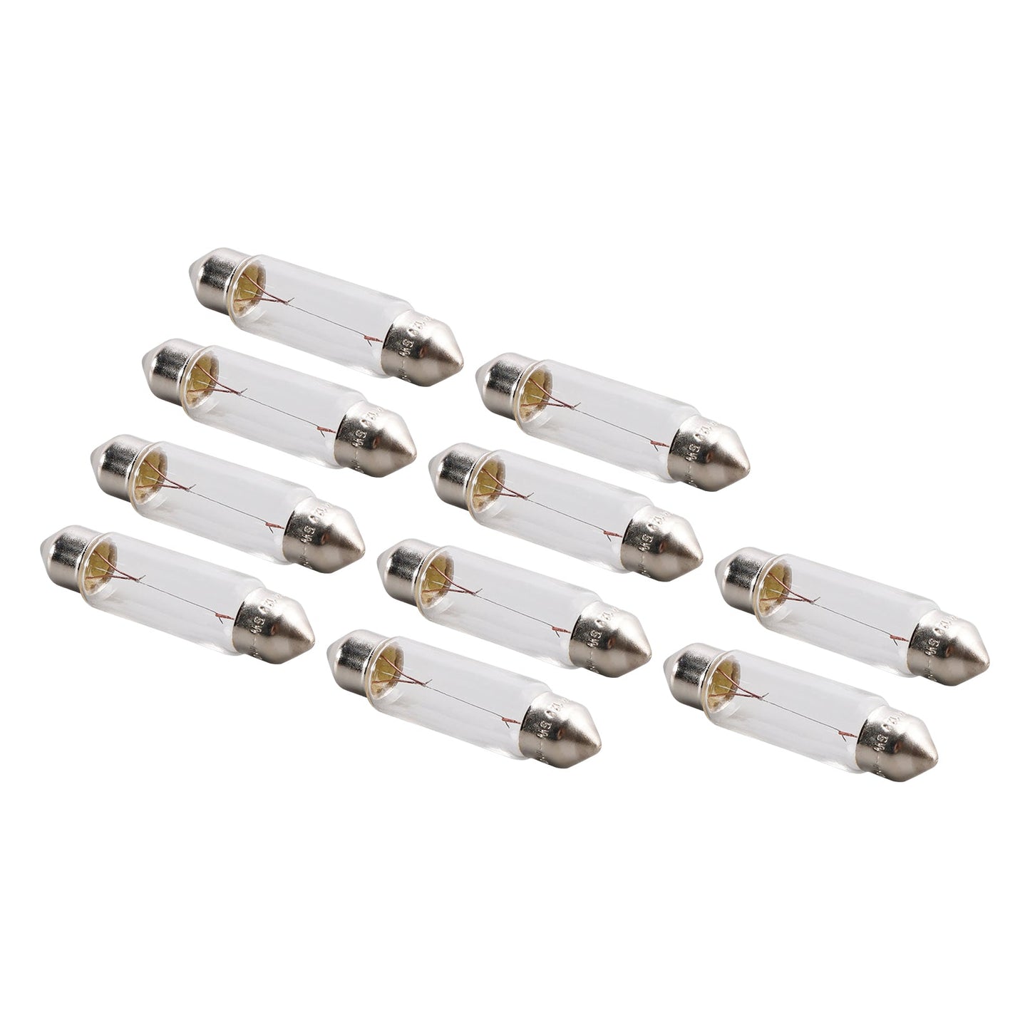 10PCS Car Light Tubular Lamp bulb C5W SV8.5 43MM 6413 12V 5W For OSRAM