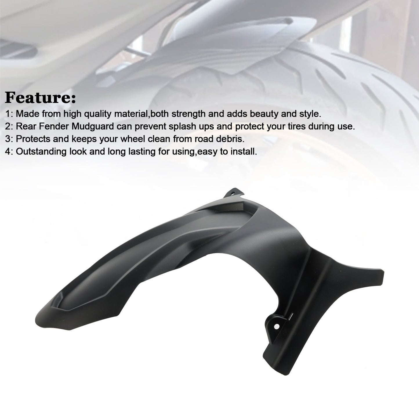 2020-2023 Yamaha T-MAX560 Rear Fender Mudguard Fairing