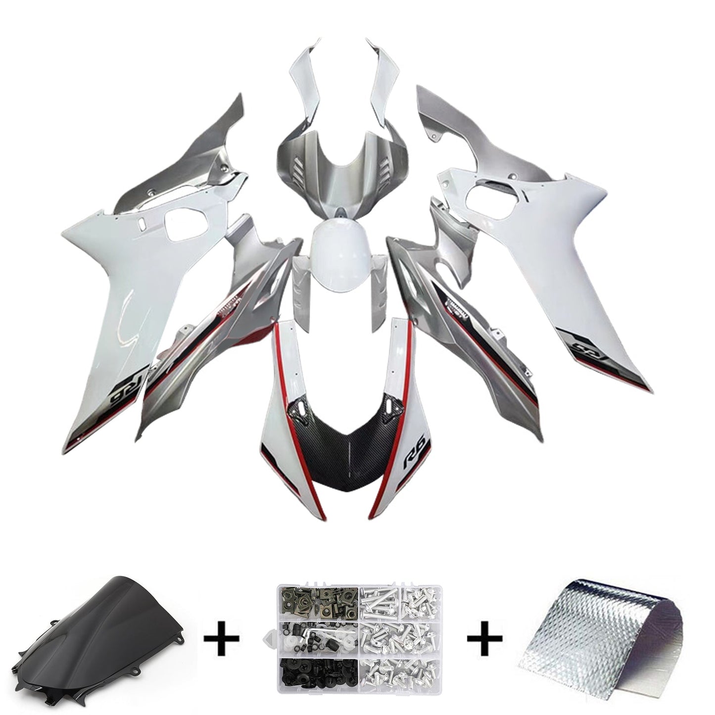 2017-2023 Yamaha YZF-R6 Injection Fairing Kit Bodywork Plastic ABS