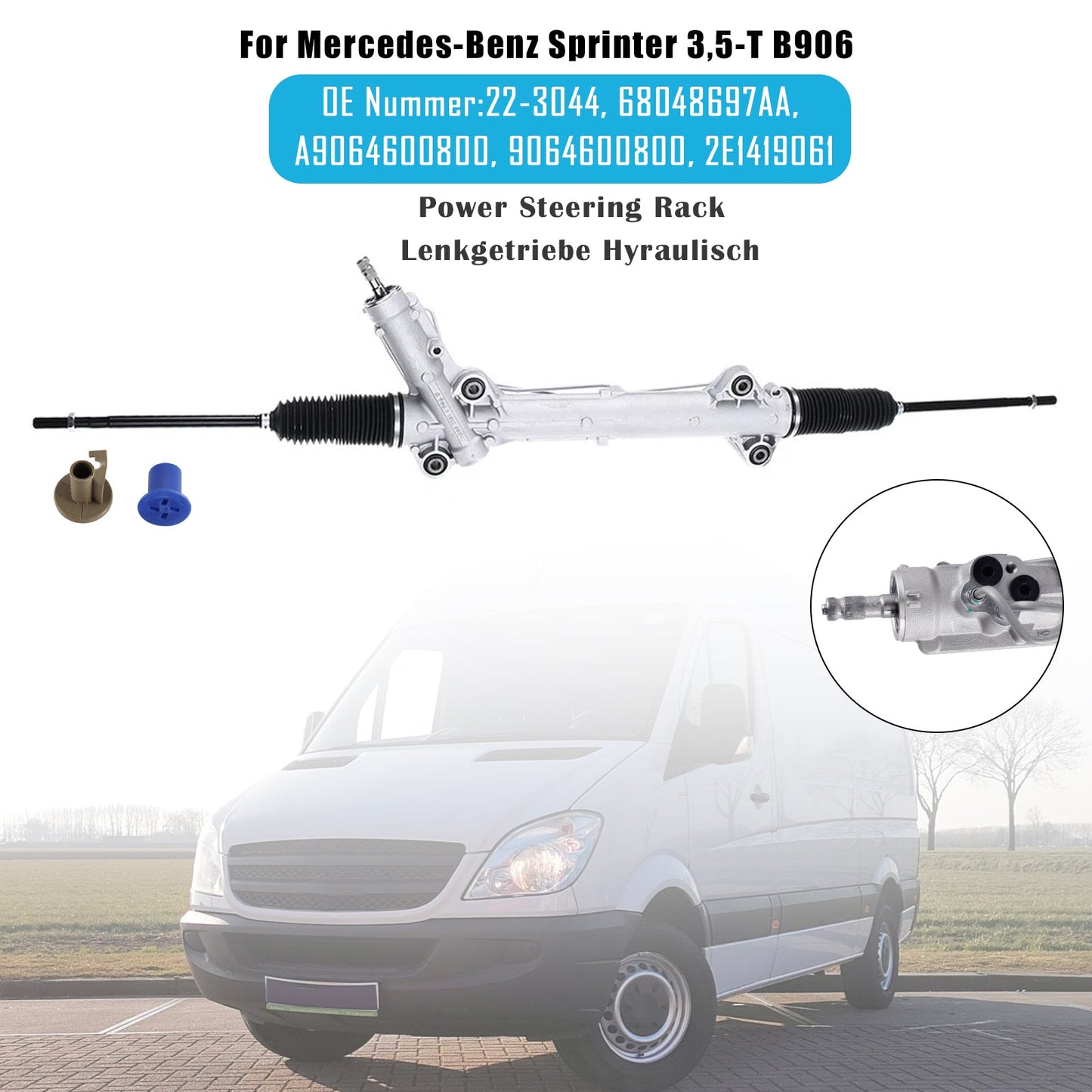 Power Steering Rack Pinions 68048697AA For Mercedes-Benz Sprinter B906