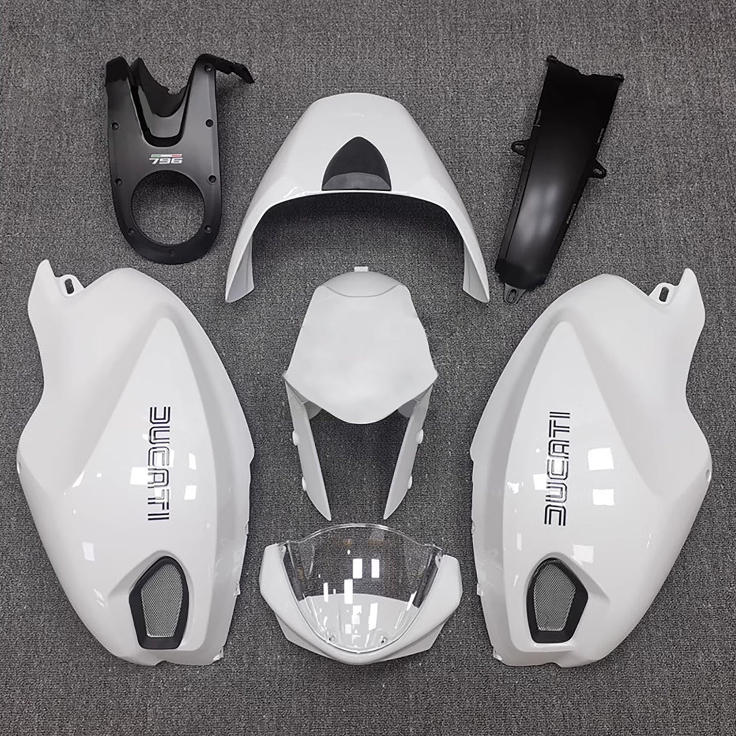 All Years Ducati Monster 696 796 1100 S EVO Injection Fairing Kit Bodywork