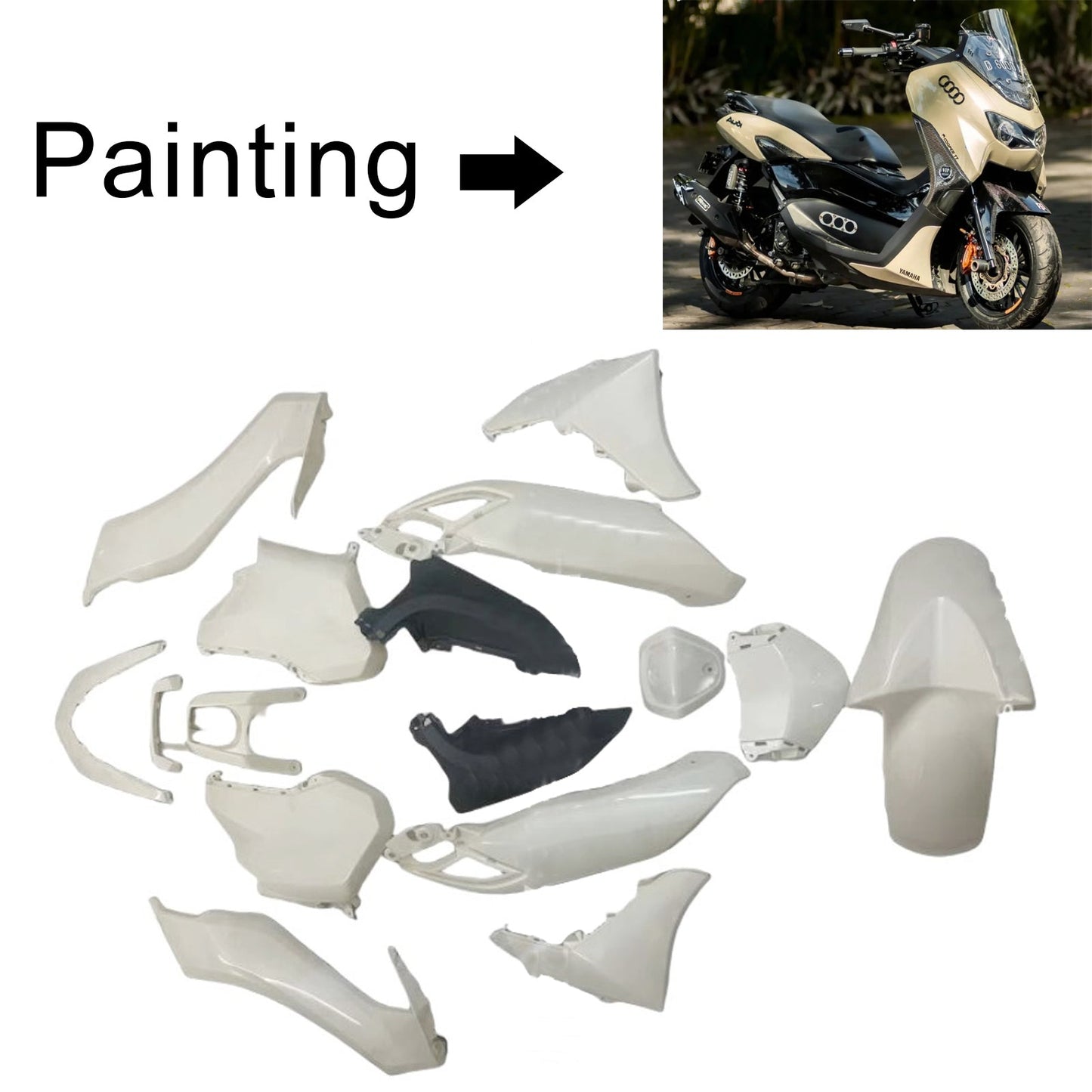 2020-2024 Yamaha NMAX 125 155 250 Injection Fairing Kit Bodywork