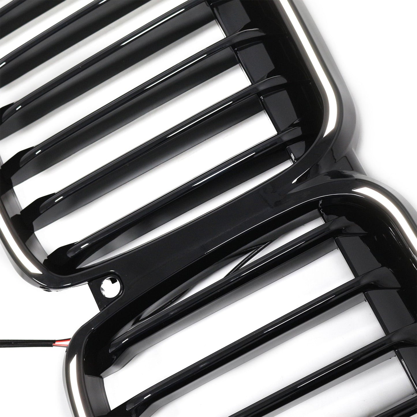 2019-2022 Fit BMW X7 G07 Single Slat Gloss Black Front Kidney Grill Grille