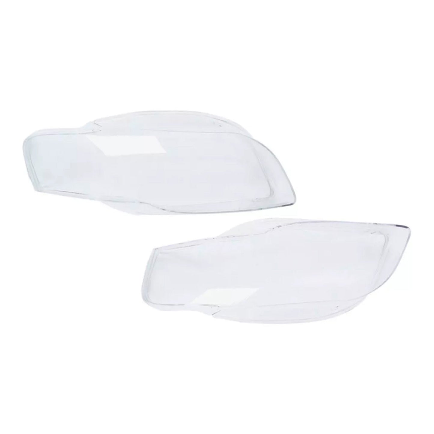 2005-2008 Audi A4 B7 8E 2PCS Front Headlight Glass Clear Cover