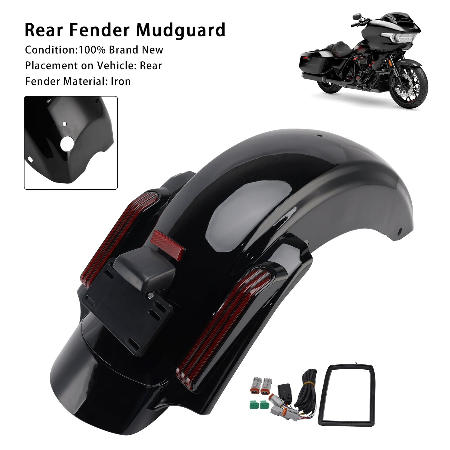 2024-2025 Harley Touring Road Glide FLTRX Rear Fender System