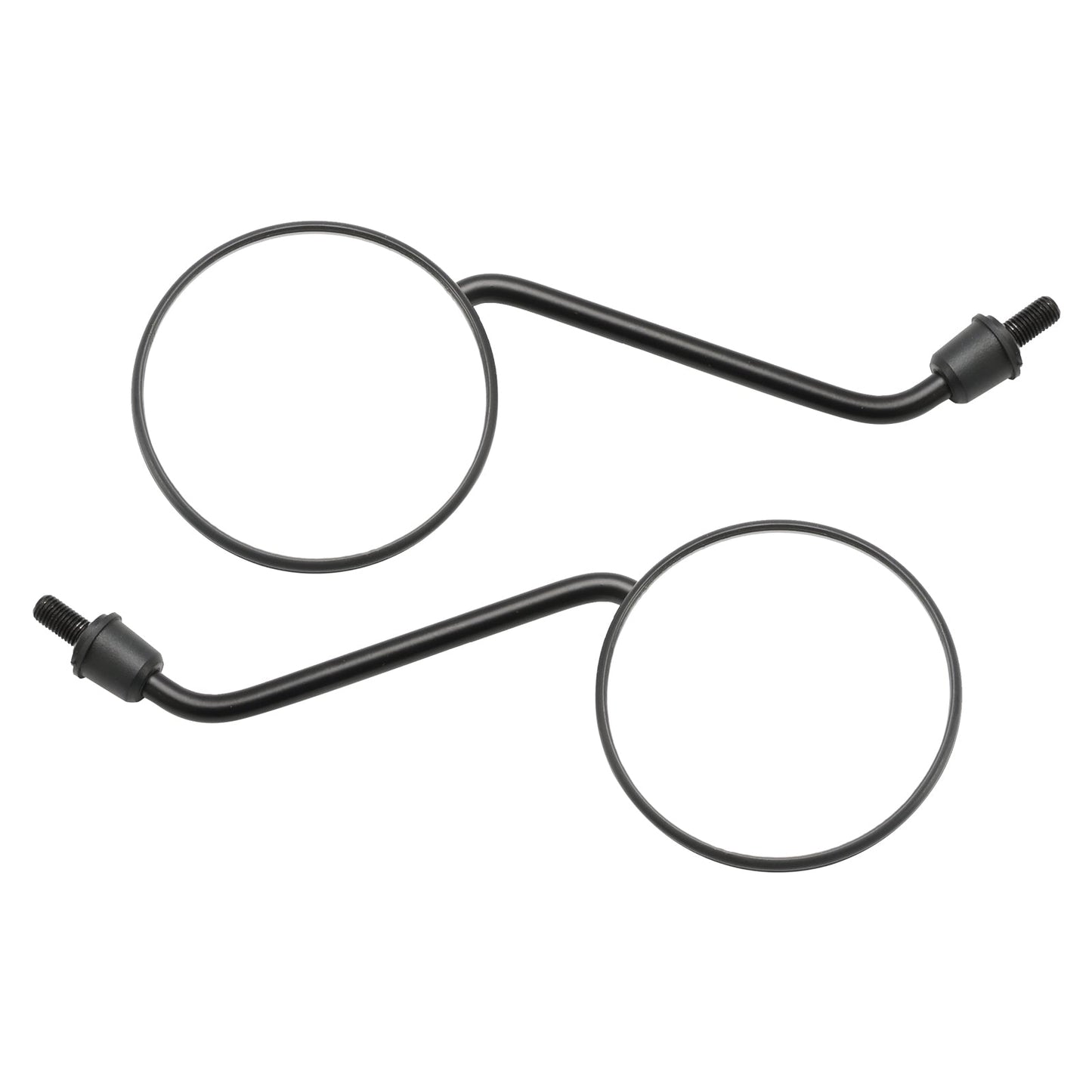 Black M10 Mirrors Set For Honda NX 650 Dominator / XL 600 R / Transalp / MTX 50