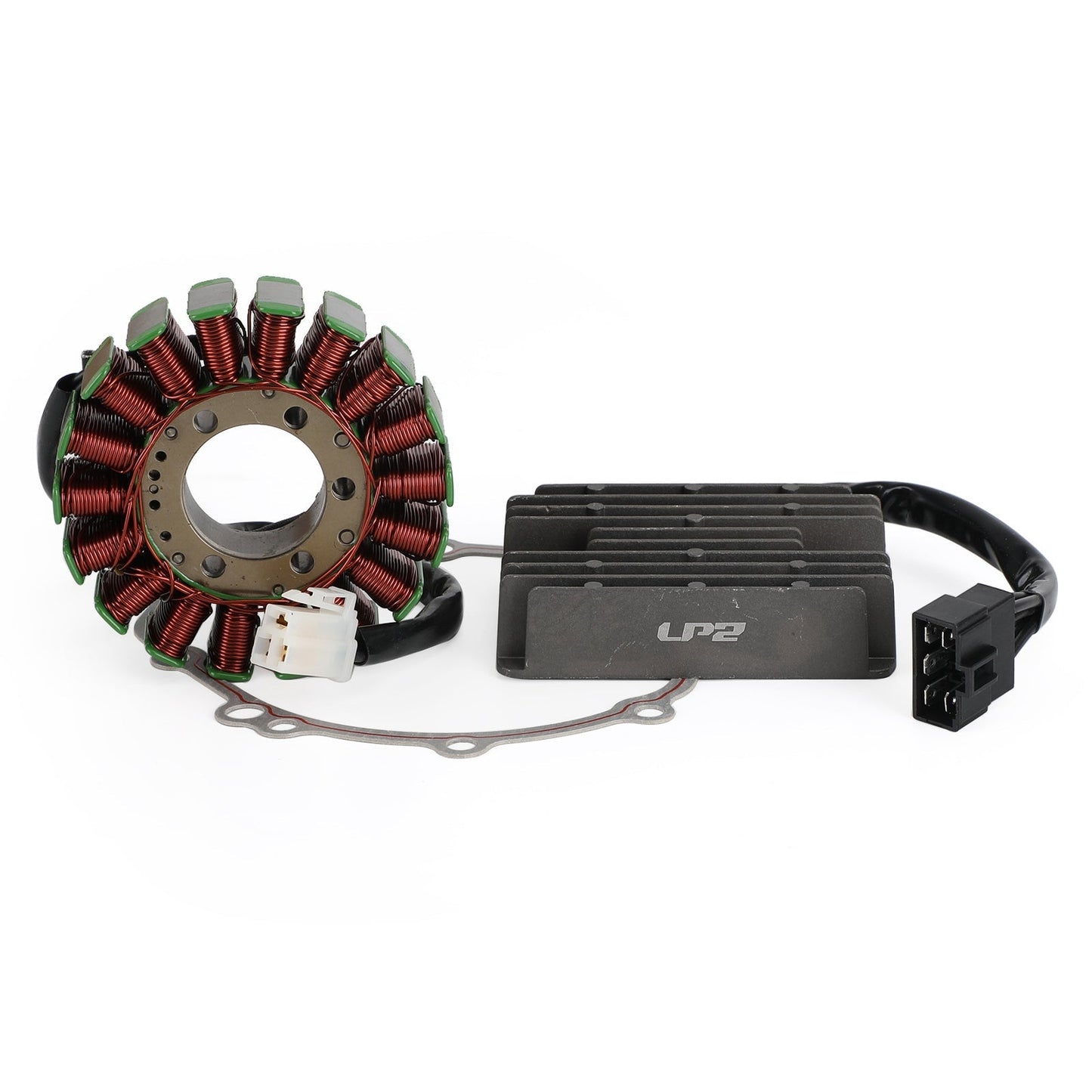 2004-2005 Suzuki GSXR600 GSX-R600 K4 K5 Magneto Coil Stator+Voltage Rectifier+Gasket