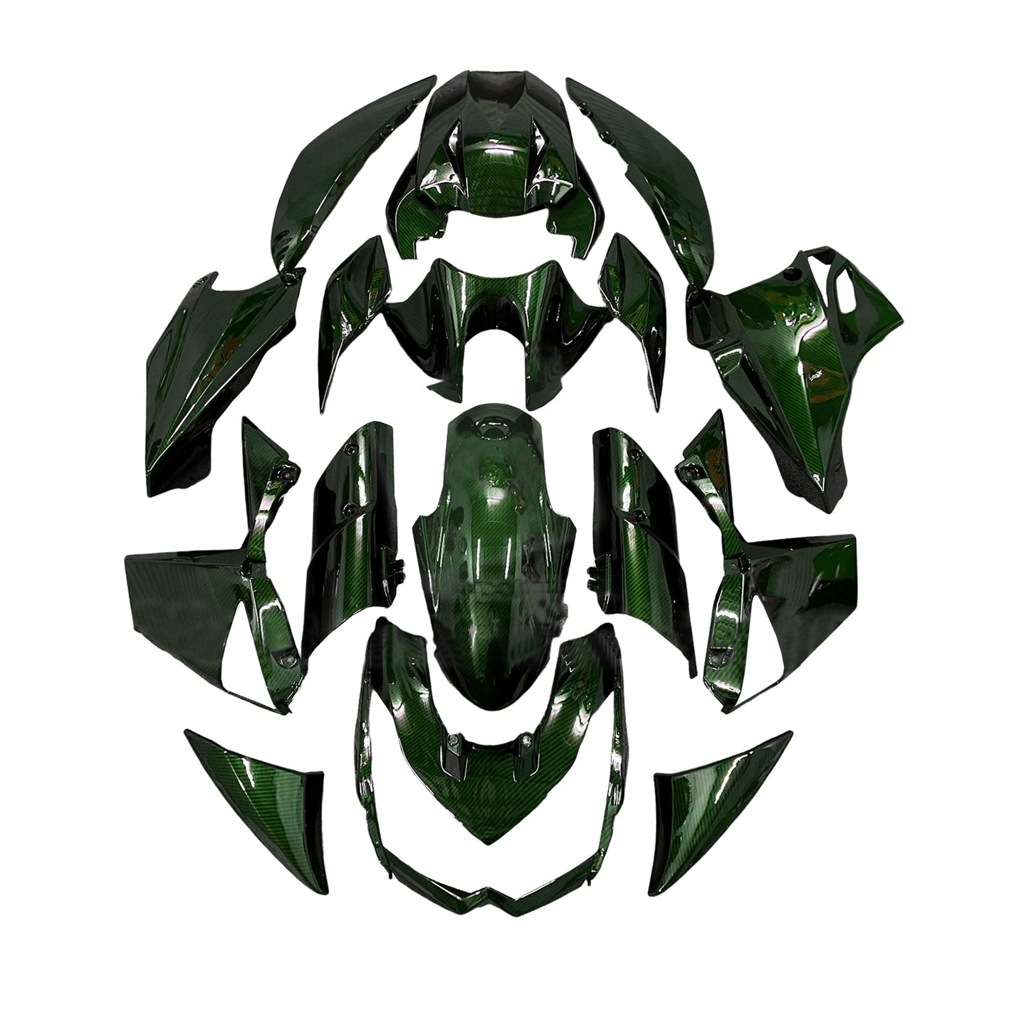 Injection Fairing Kit Bodywork Plastic ABS fit For Kawasaki Z1000 2010-2013