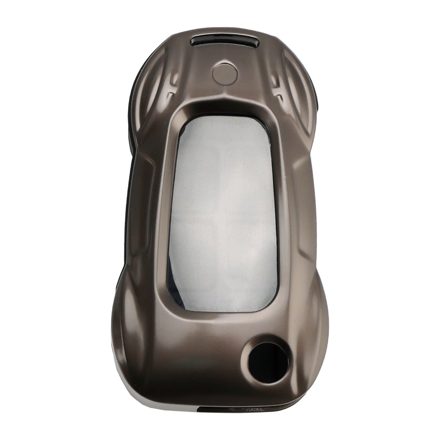 Audi A1 A3 S3 Leather Alloy Zinc Car Key Gray Case Cover