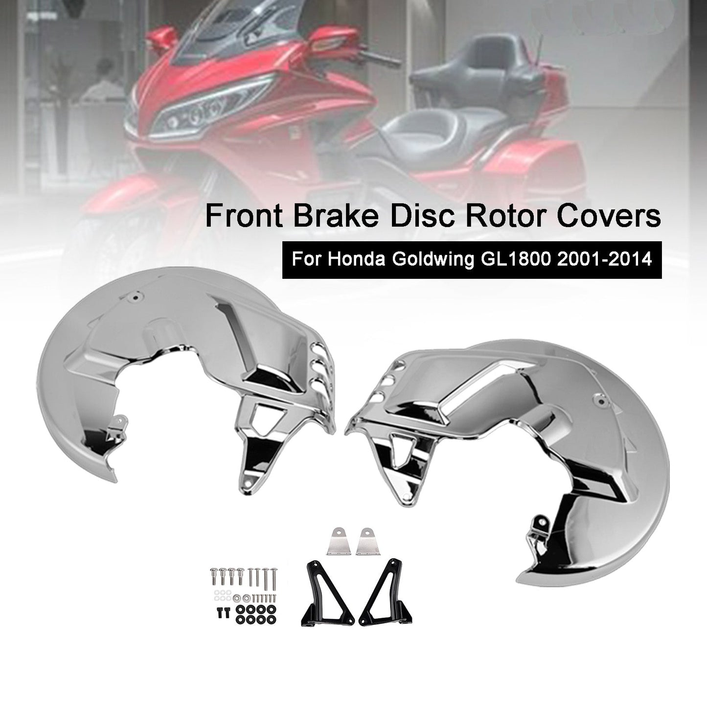 2001-2015 For Honda Goldwing and Goldwing Tour models Front Brake Disc Rotor Covers