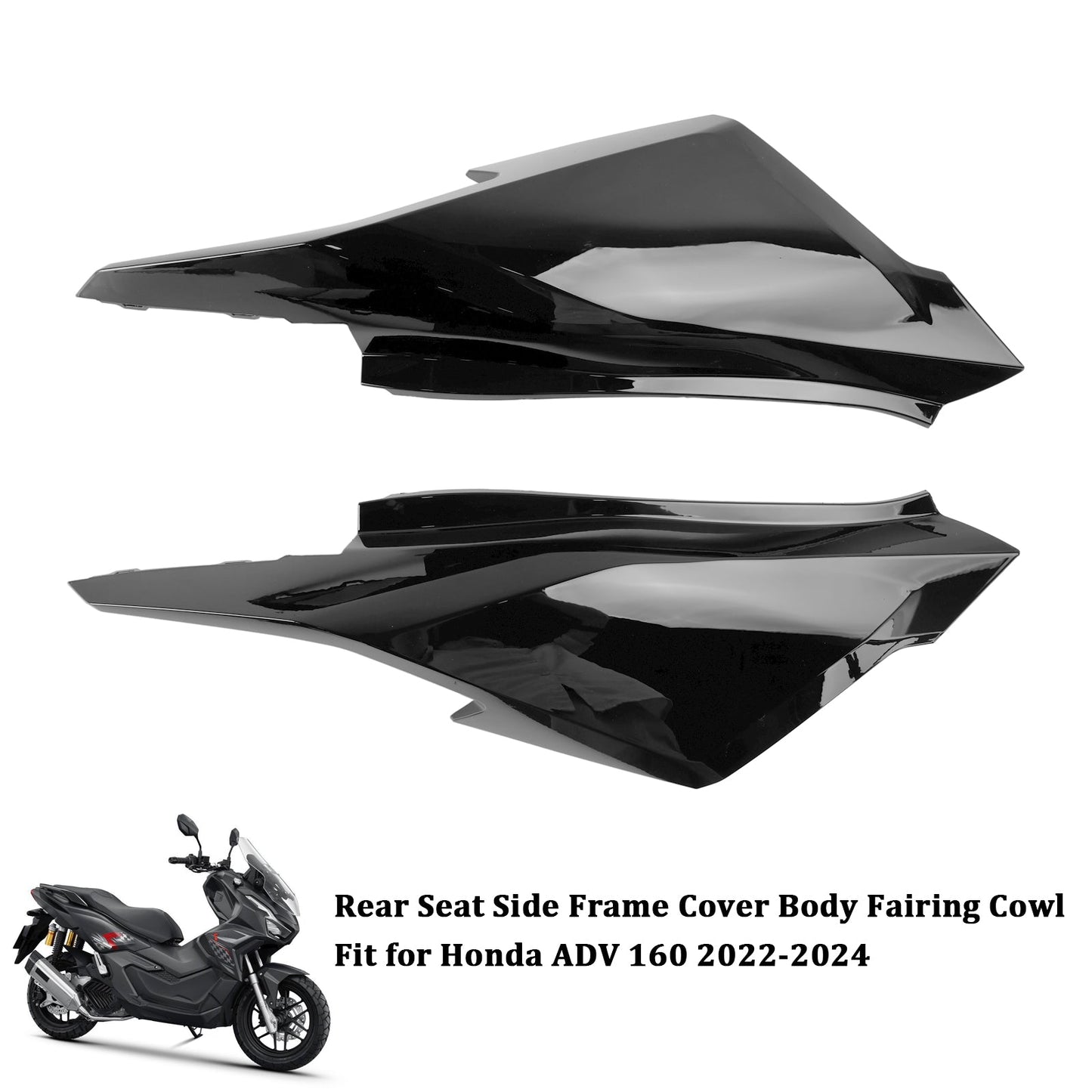 2023-2024 Honda ADV 160 Rear Seat Side Frame Cover Body Fairing Cowl