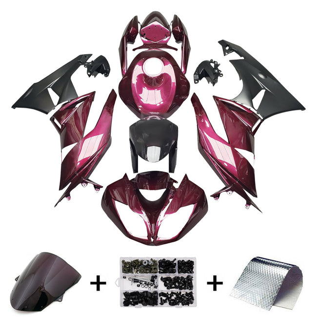 Injection Fairing Kit Bodywork Plastic ABS fit For Kawasaki ZX6R 636 2009-2012