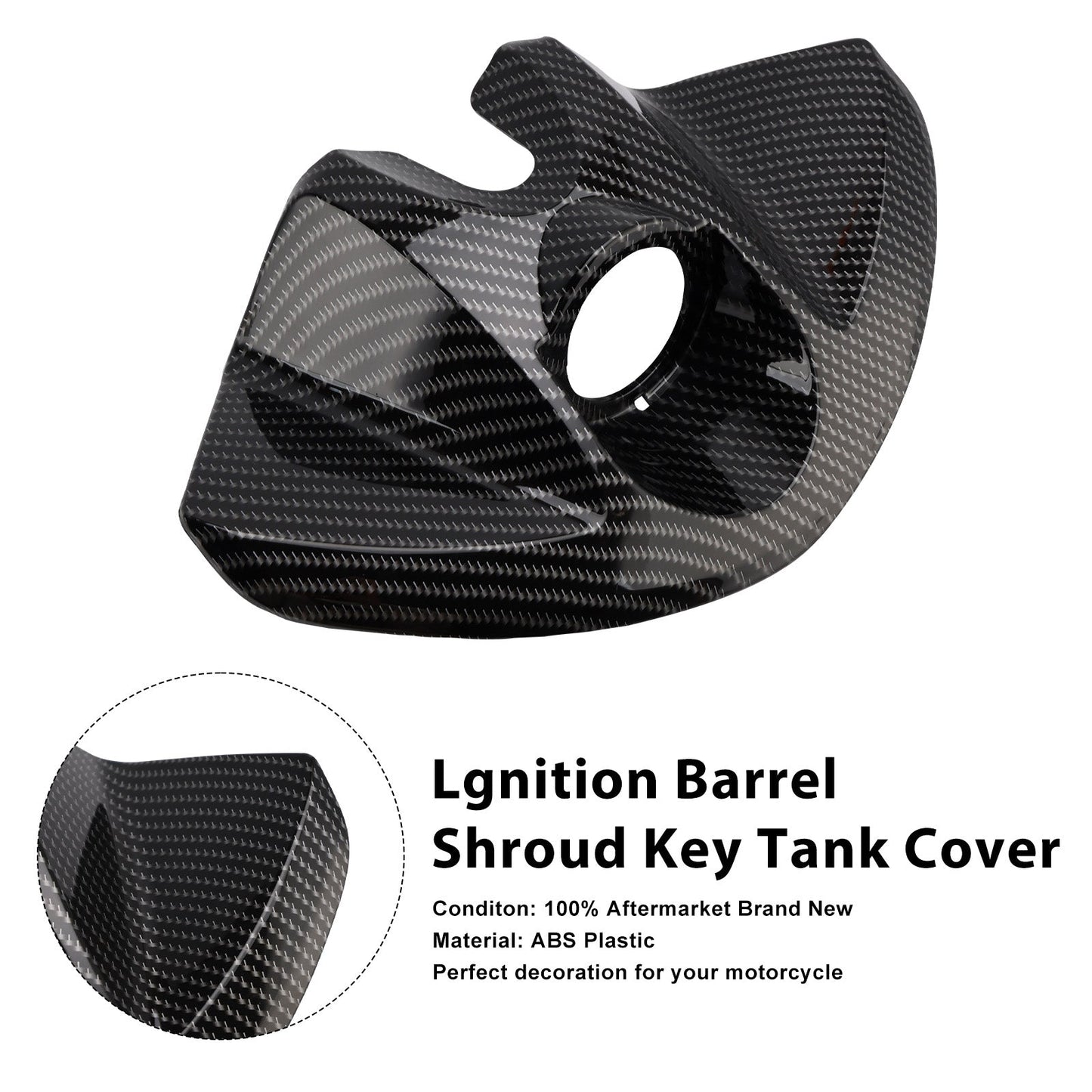 2022-2025 Trident 660 Lgnition Barrel Shroud Key Tank Cover
