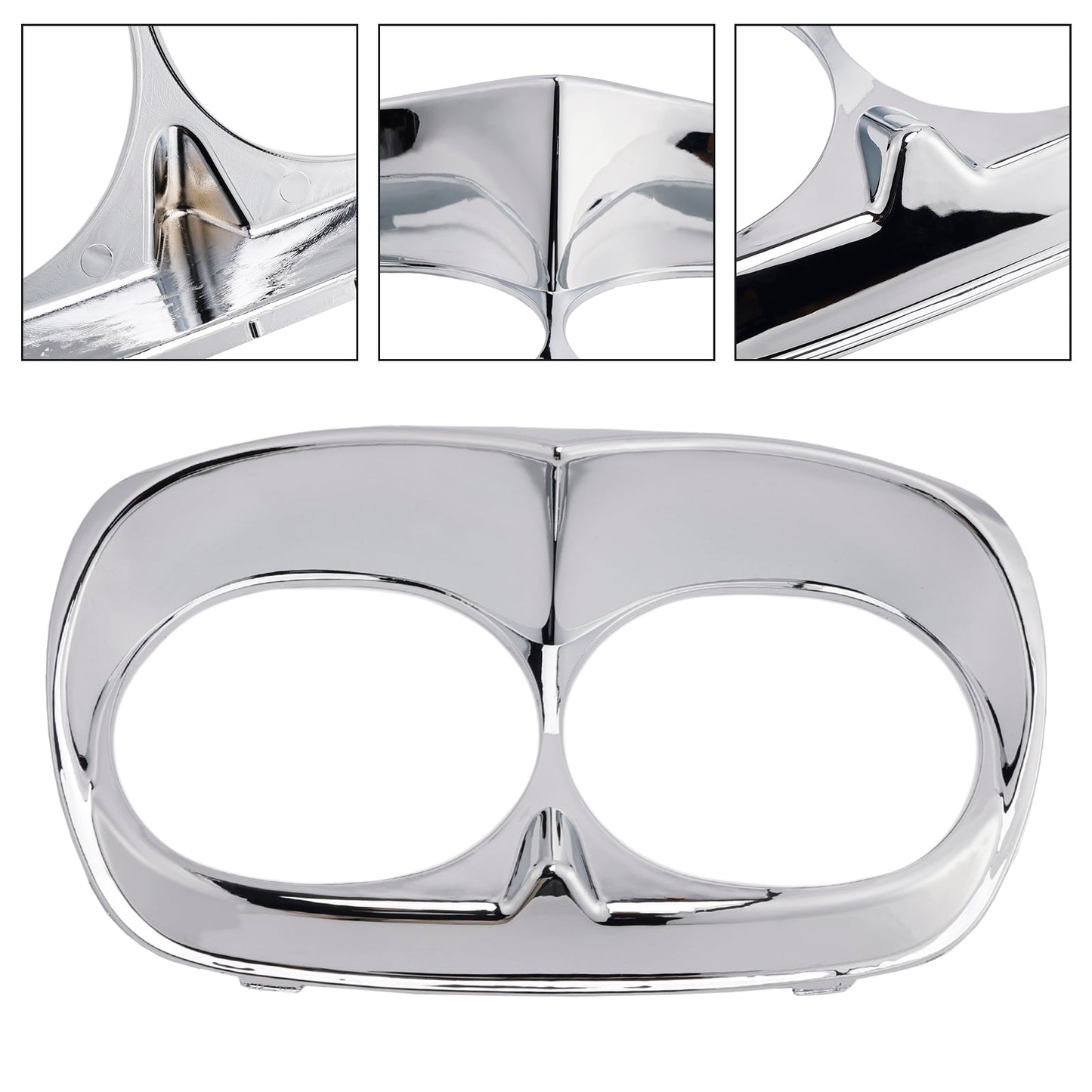 Dual Headlight Trim Bezel Cover Fairing For Road Glide 1998-2013