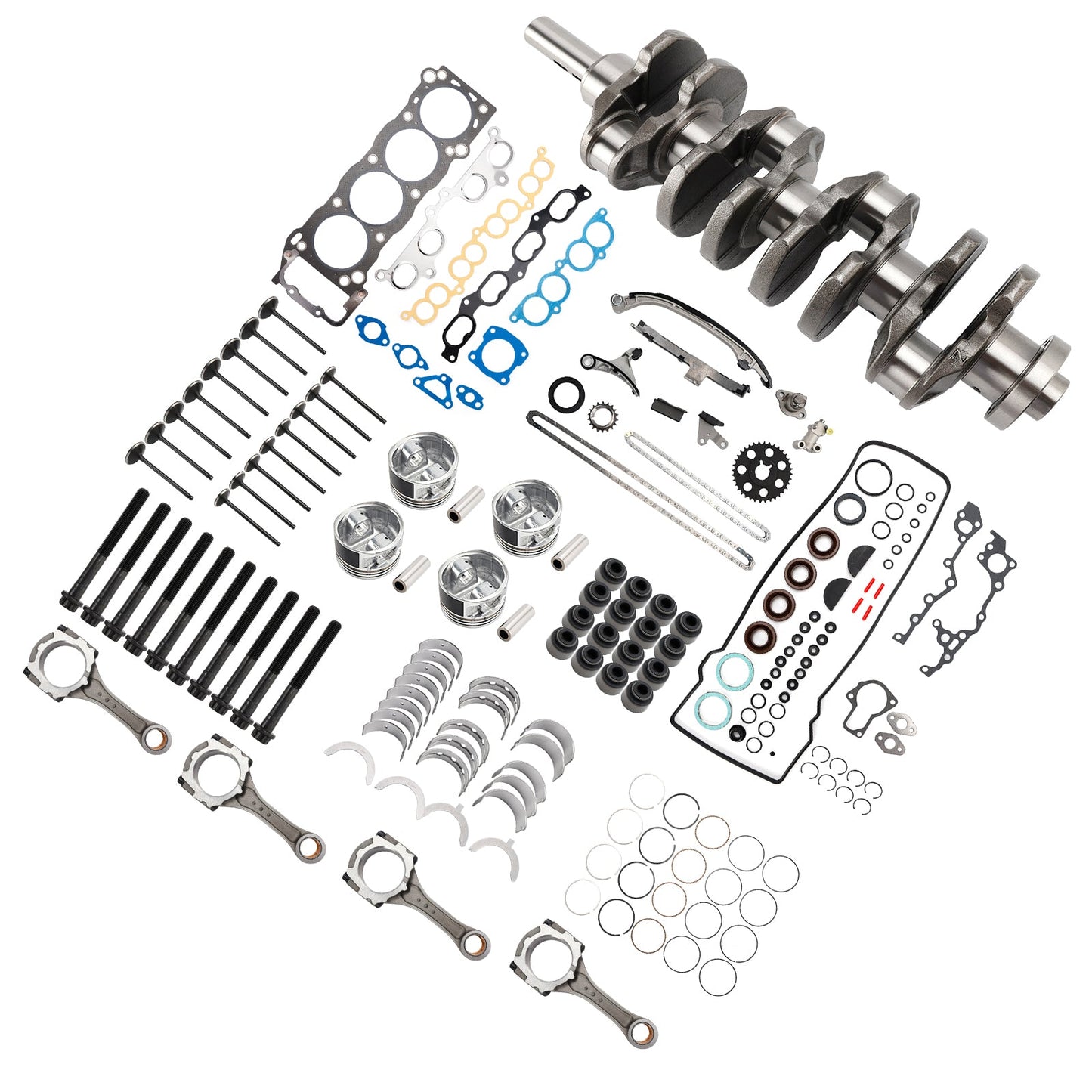 1994-1998 Toyota T100 2.7L 2694CC l4 DOHC 3RZ-FE Engine Overhaul Rebuild Kit 13411-75901 3-3SRH106