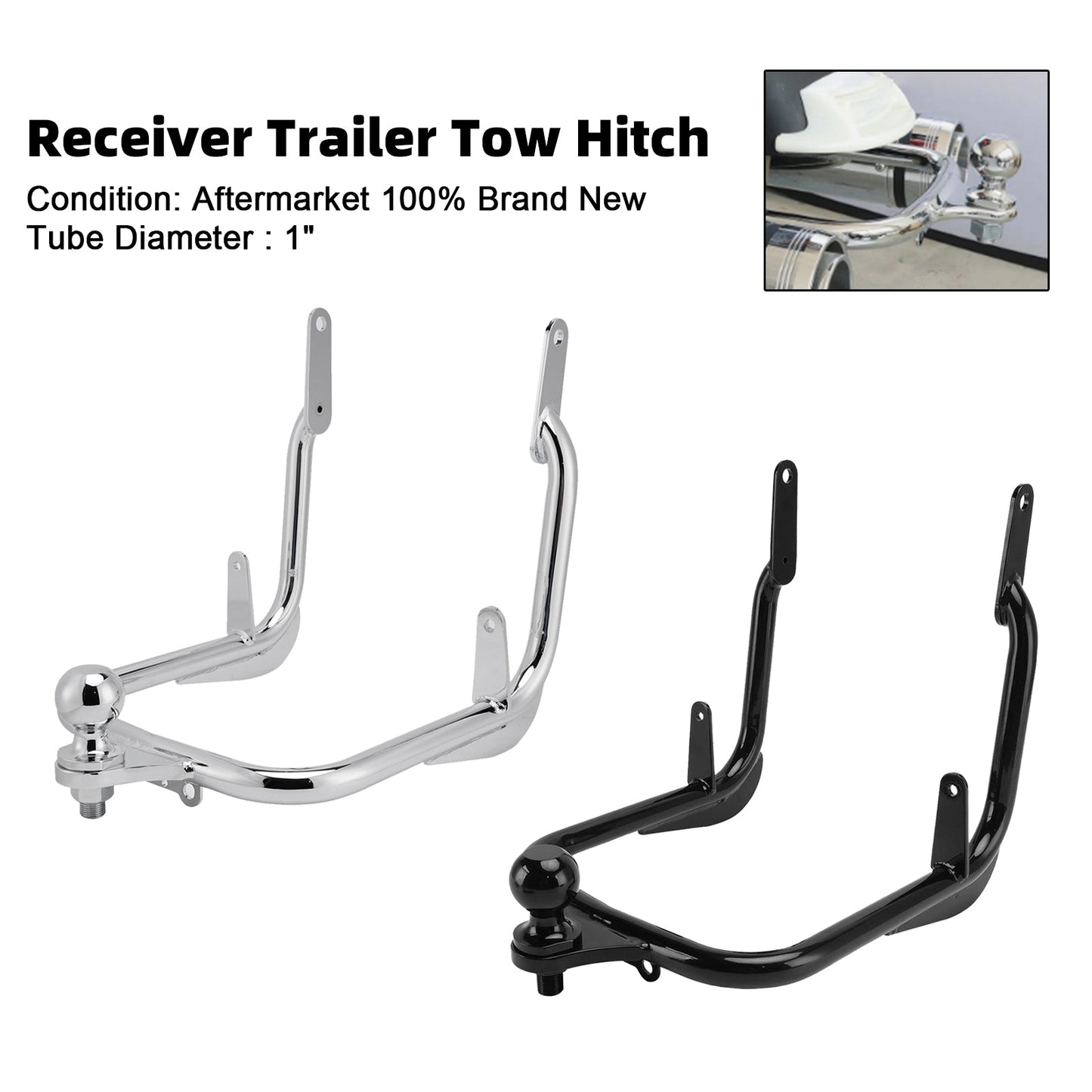 2014-2023 Harley FLHX/S Receiver Trailer Tow Hitch