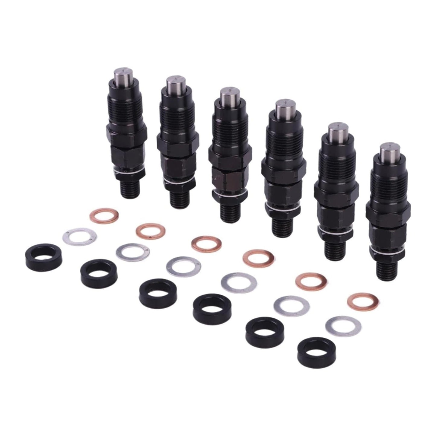 6Pcs Fuel Injector For Toyota 3L Hilux Hiace 2.8L Engine 23600-59105