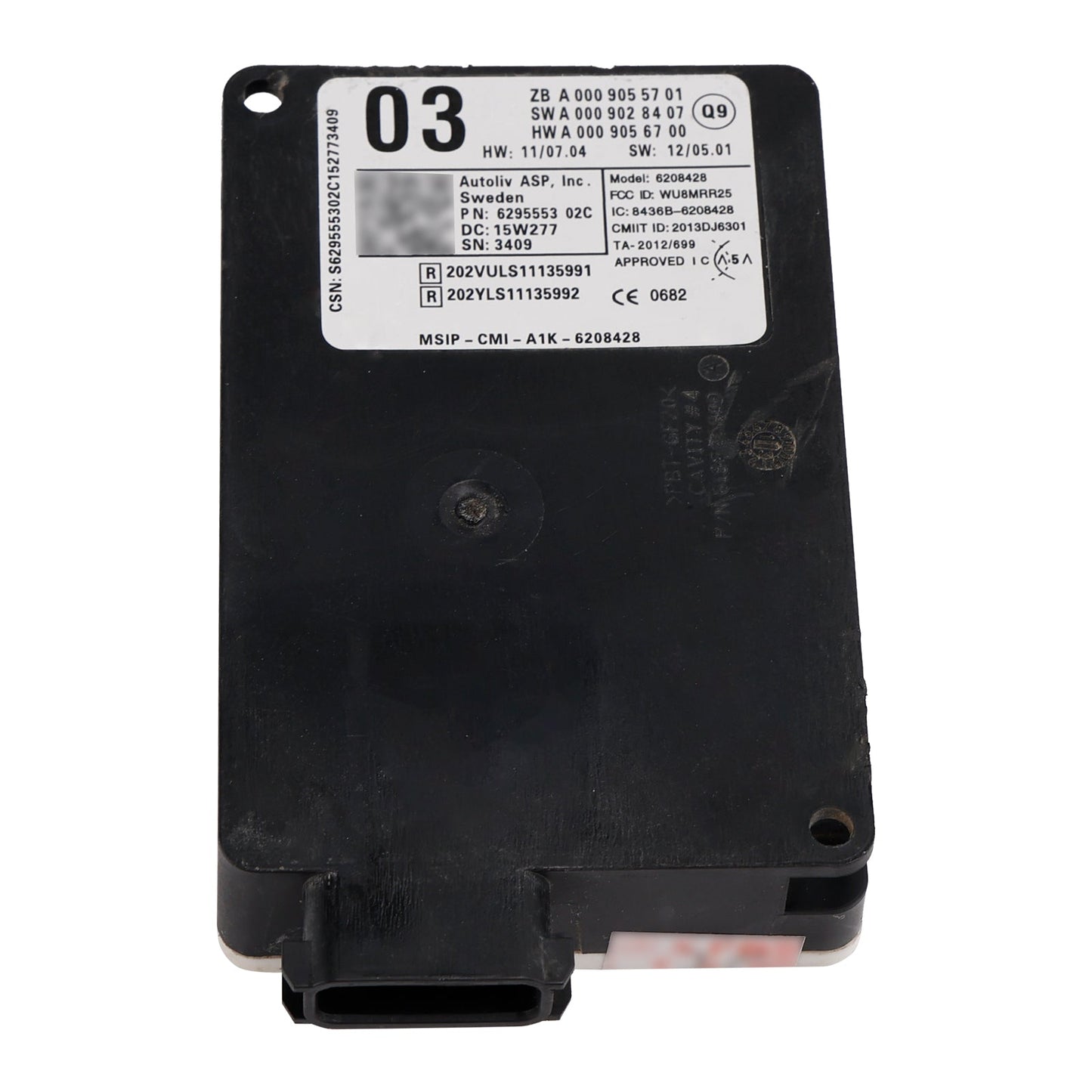 Mercedes Benz ML63/GLE63 AMG 4MATIC/GLE63 S AMG 4MATIC New Radar Sensor Blind Spot 0009055701