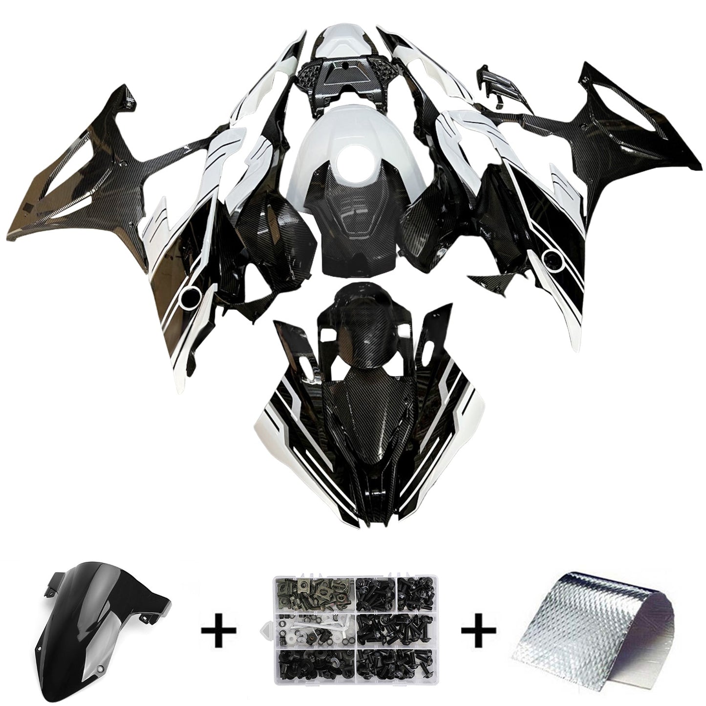 2019-2022 BMW M1000RR S1000RR Injection Fairing Kit Bodywork Plastic ABS