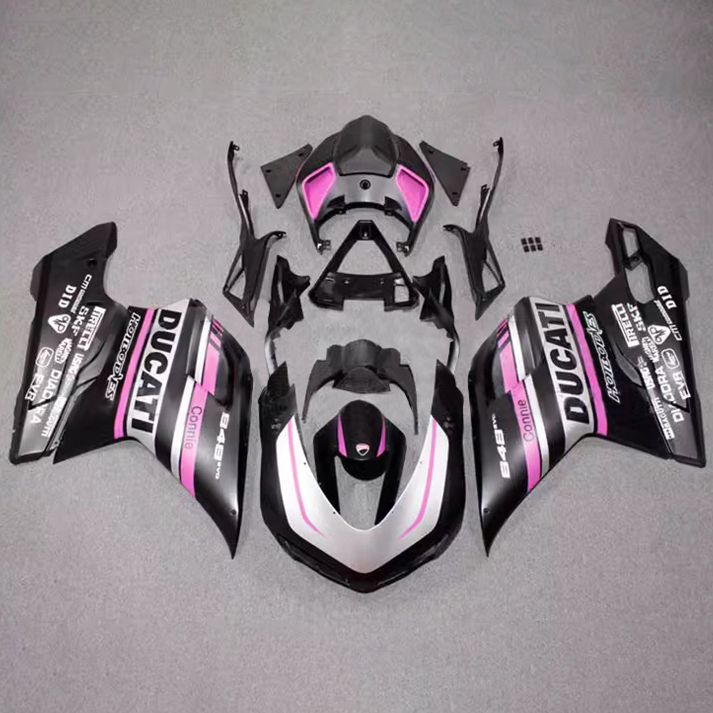 2007-2011 Ducati 1098 1198 848 Fairing Kit Bodywork ABS