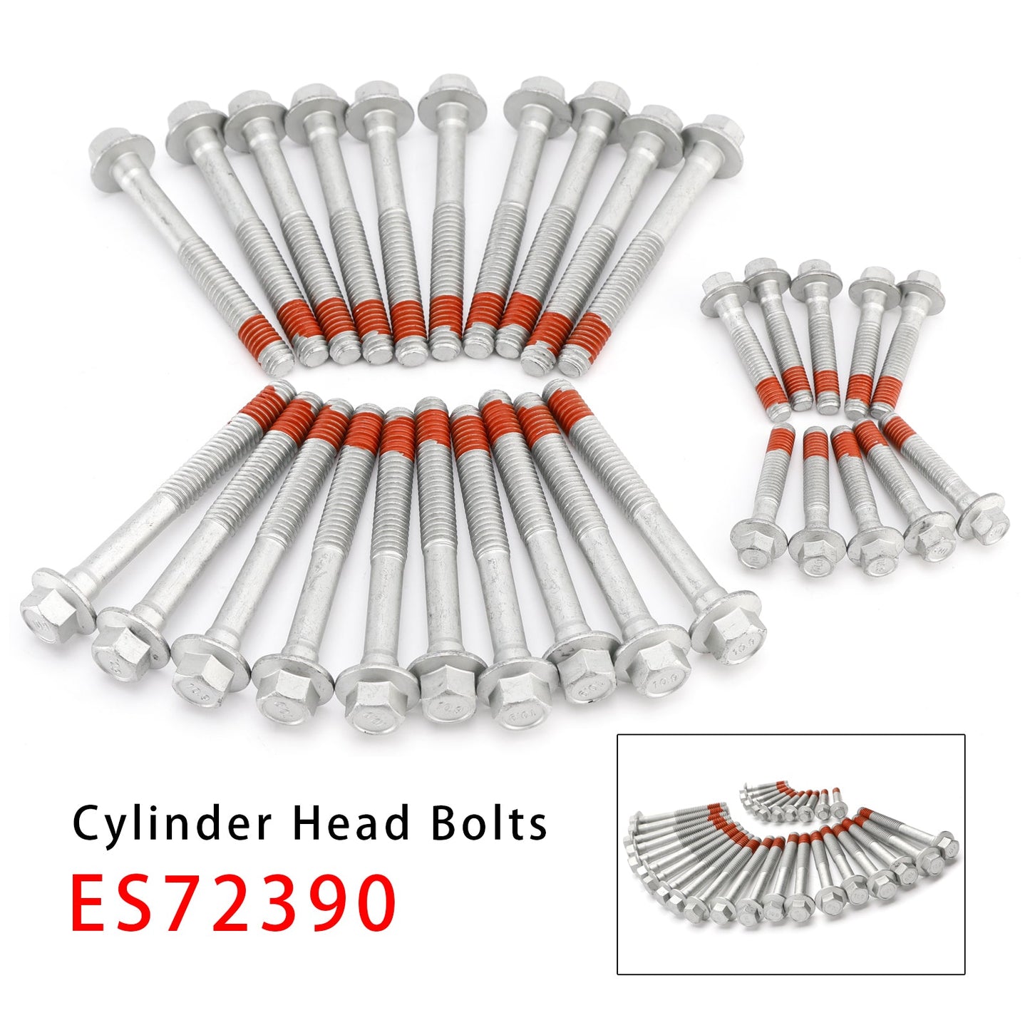 2012-2010 For Chevrolet GMT L/D V8 4807cc 4.8L 30PCS Cylinder Head Bolts MA-4216910034