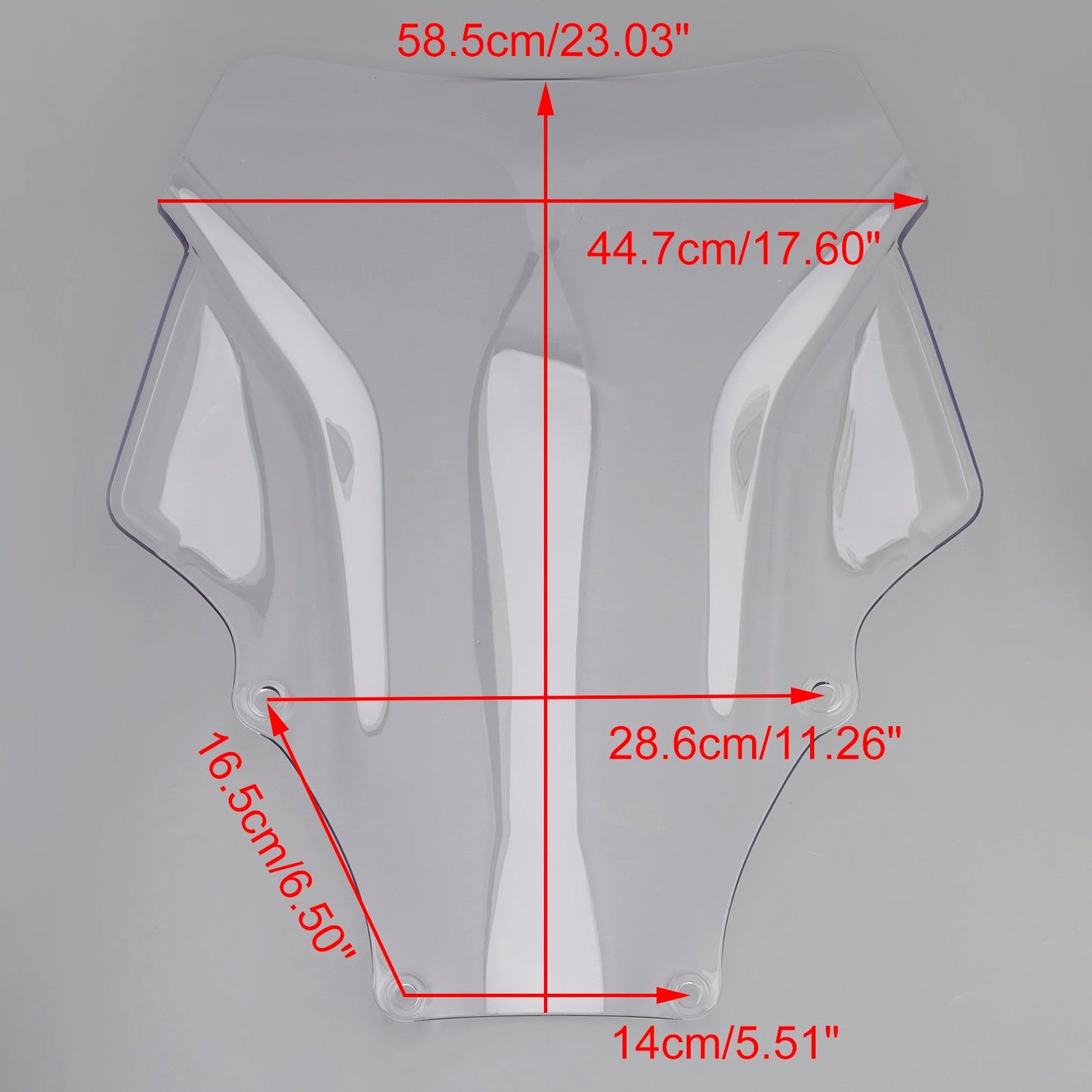 Windshield WindScreen fit for HONDA Fozra 350 NSS350 2021-2023