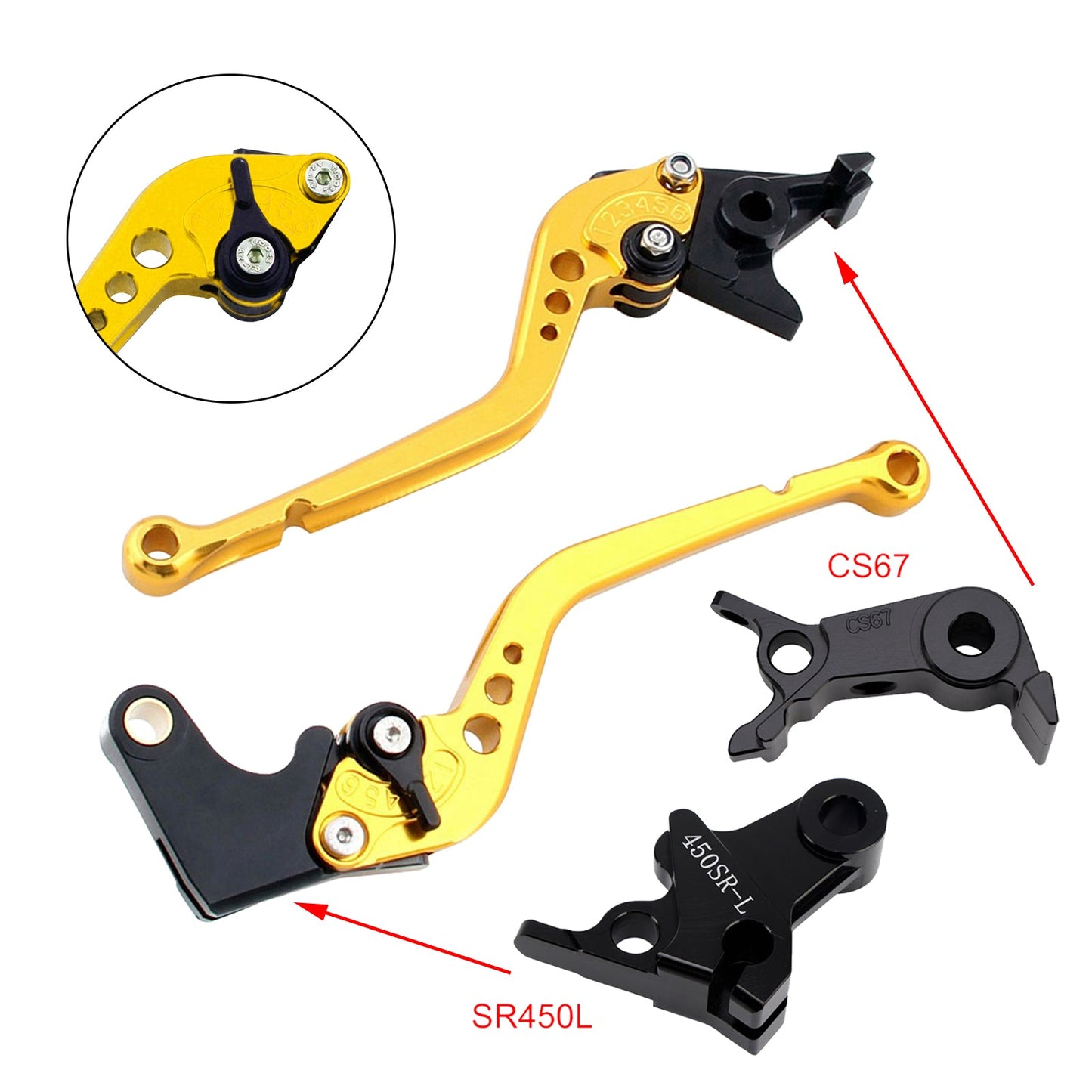 Long Clutch Brake Lever fit for VOGE DS900X 900DSX 2024-2026