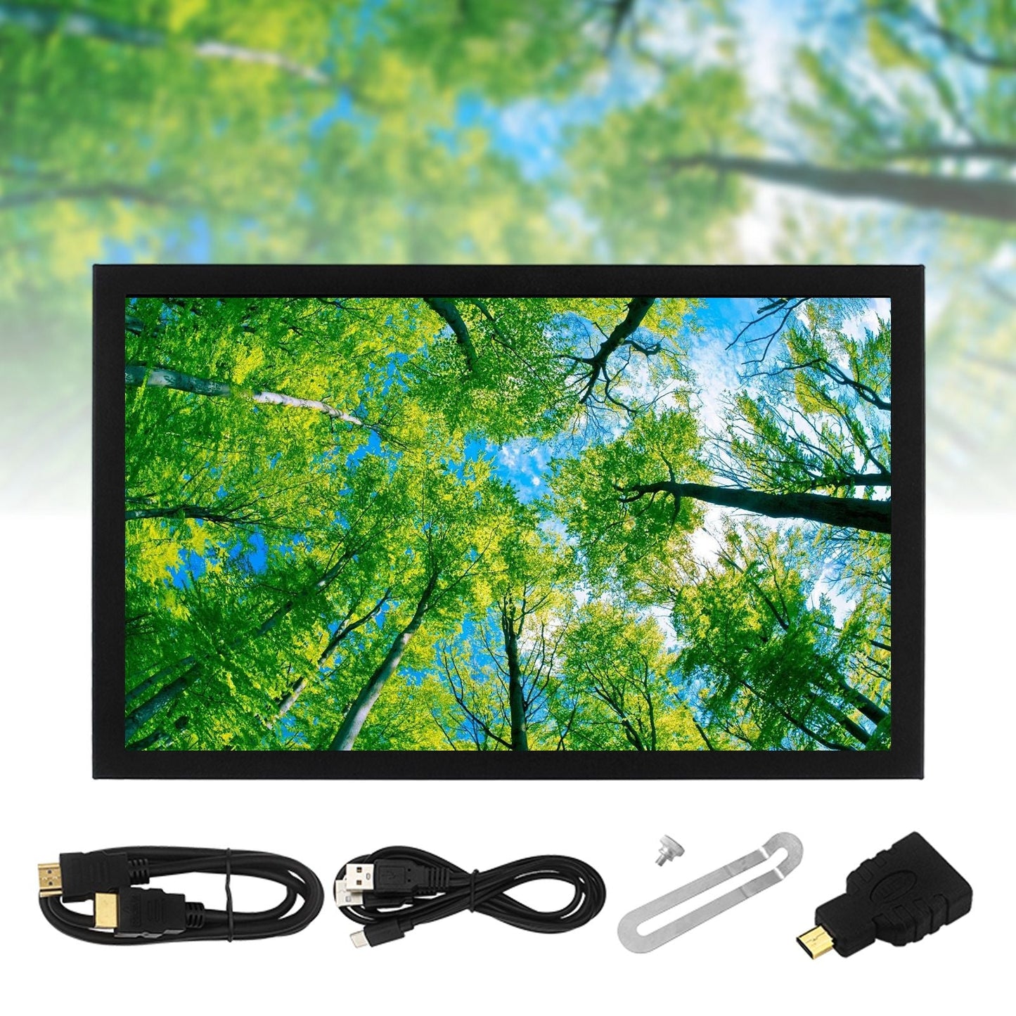 7-inch HD IPS Display VGA/AV/HDMI Interface Raspberry Pi PC Monitoring Screen