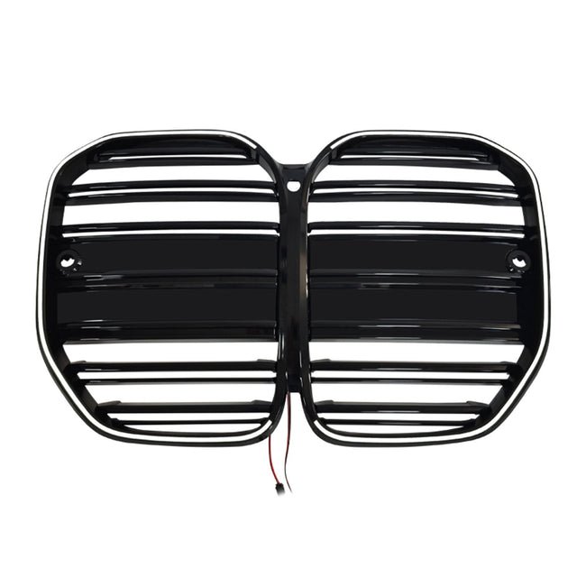 2020-2025 Fit BMW 4 Series G22 G23 G82 W/O ACC M4-Style Front Bumper Grille Grill