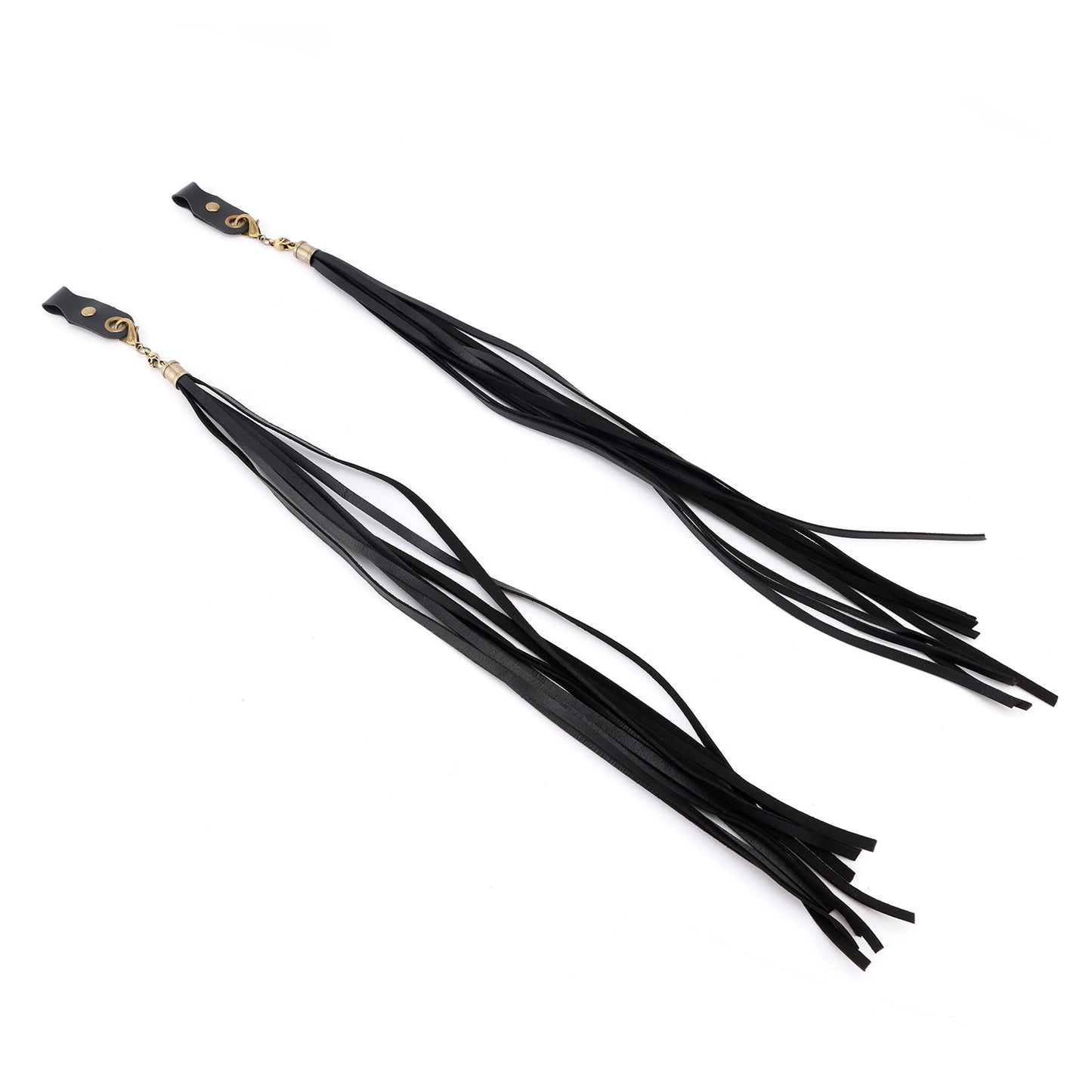 Handlebar Tassel Brake Lever Grip Decoration Black For Dyna Road Glide Road King