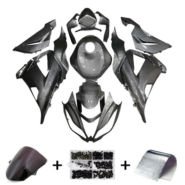 Injection Fairing Kit Bodywork Plastic ABS fit For Kawasaki ZX6R 636 2013-2018