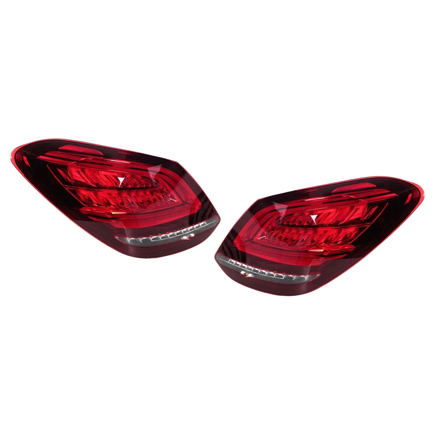 2019-2021 Mercedes Benz W205 Facelift C63 AMG S Base Left+Right LED Rear Tail Light Brake Lamp 059067103 2059067203