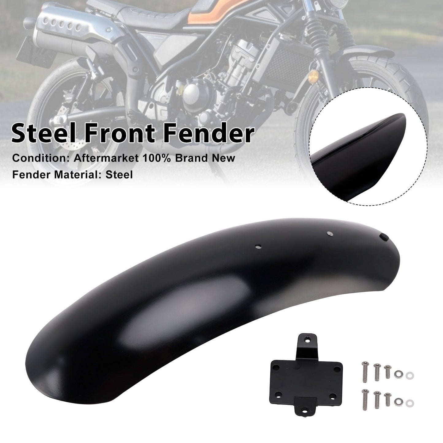 2023-2025 HONDA CL250 CL300 CL500 SCL500 Steel Front Fender Mudguard
