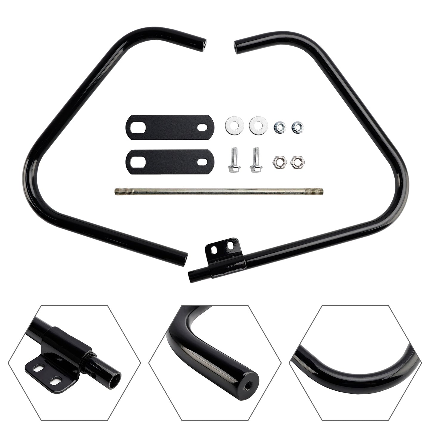 Bumper Engine Protection Guard Crash Bar Fits For Royal E Meteor 2021-2024 23