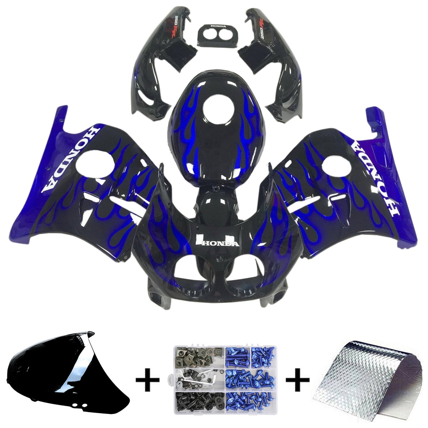 1990-1998 Honda CBR250RR MC22 Injection Fairing Kit Bodywork Plastic ABS