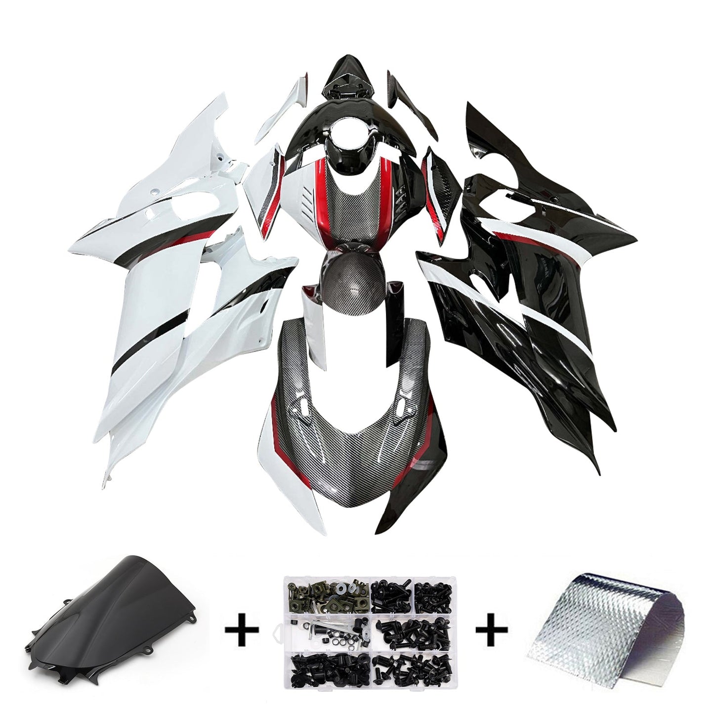 Injection Fairing Kit Bodywork Plastic ABS fit For Yamaha YZF-R6 2017-2023