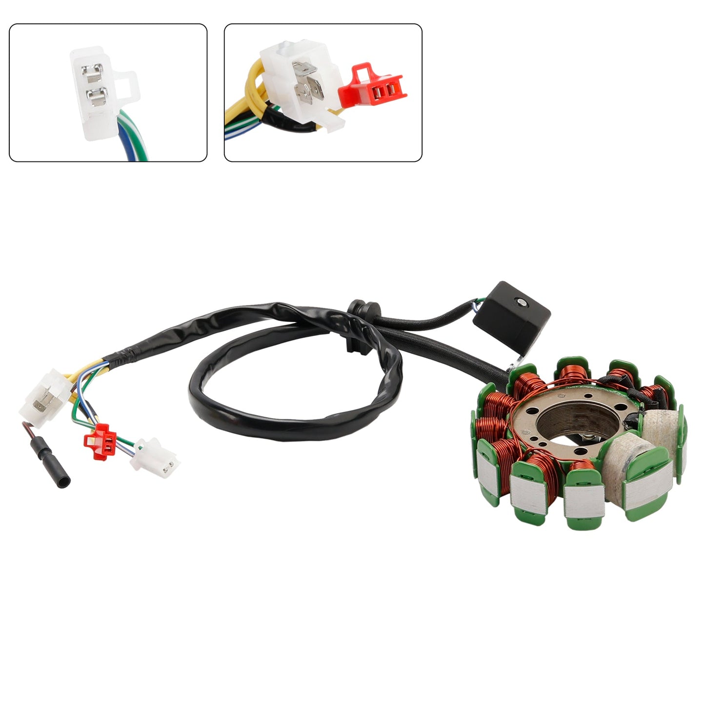 2014 SYM (Sanyang Motor) HD 2 125 Stator Coil Magneto 6-Wire 11-Coil 31120-H9A-000 31120-H9A-001