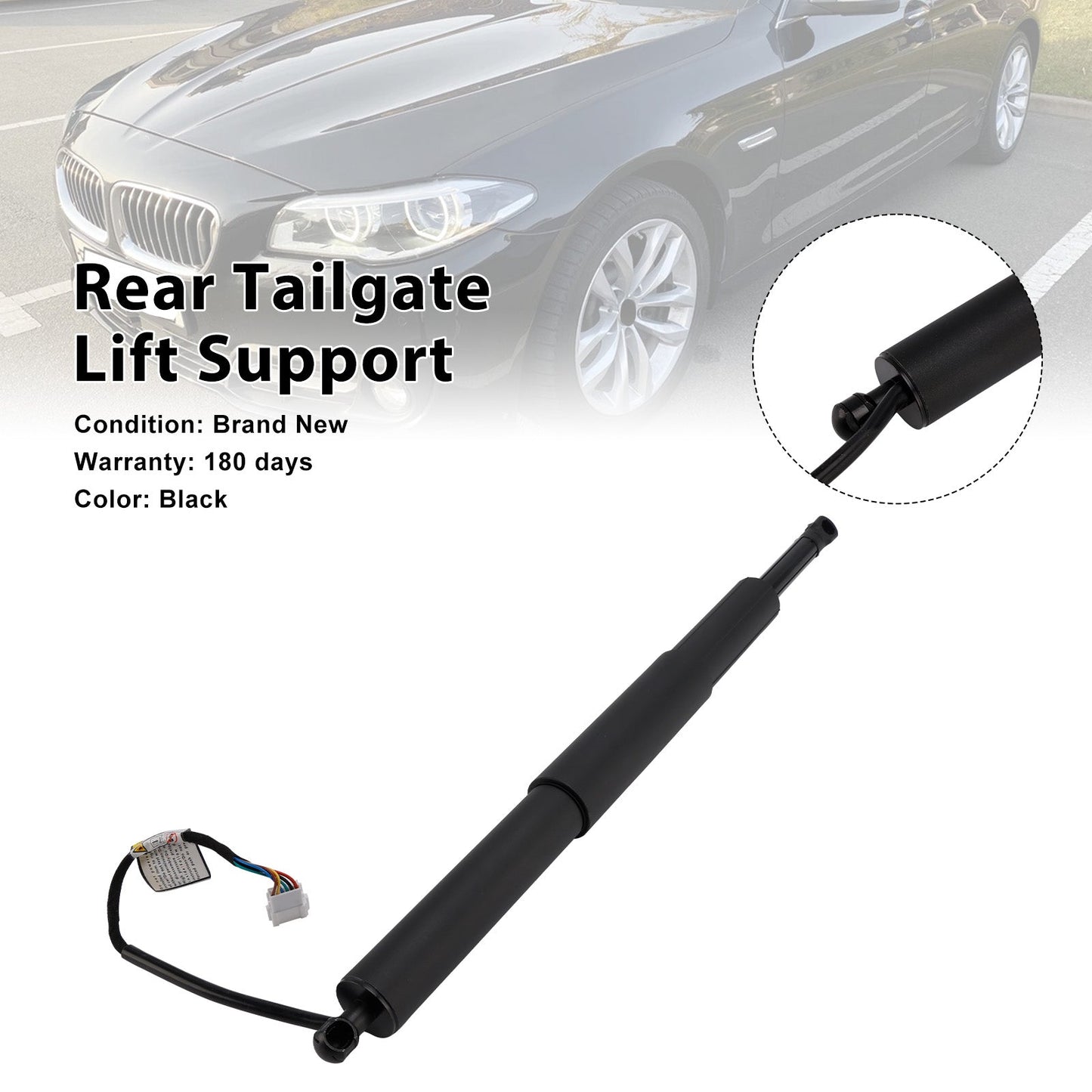1PCS 51247207015 For BMW 5er Touring F11 525d xDrive 2013/07-2017/02 2.0L/3.0L Rear Electric Tailgate Gas Strut