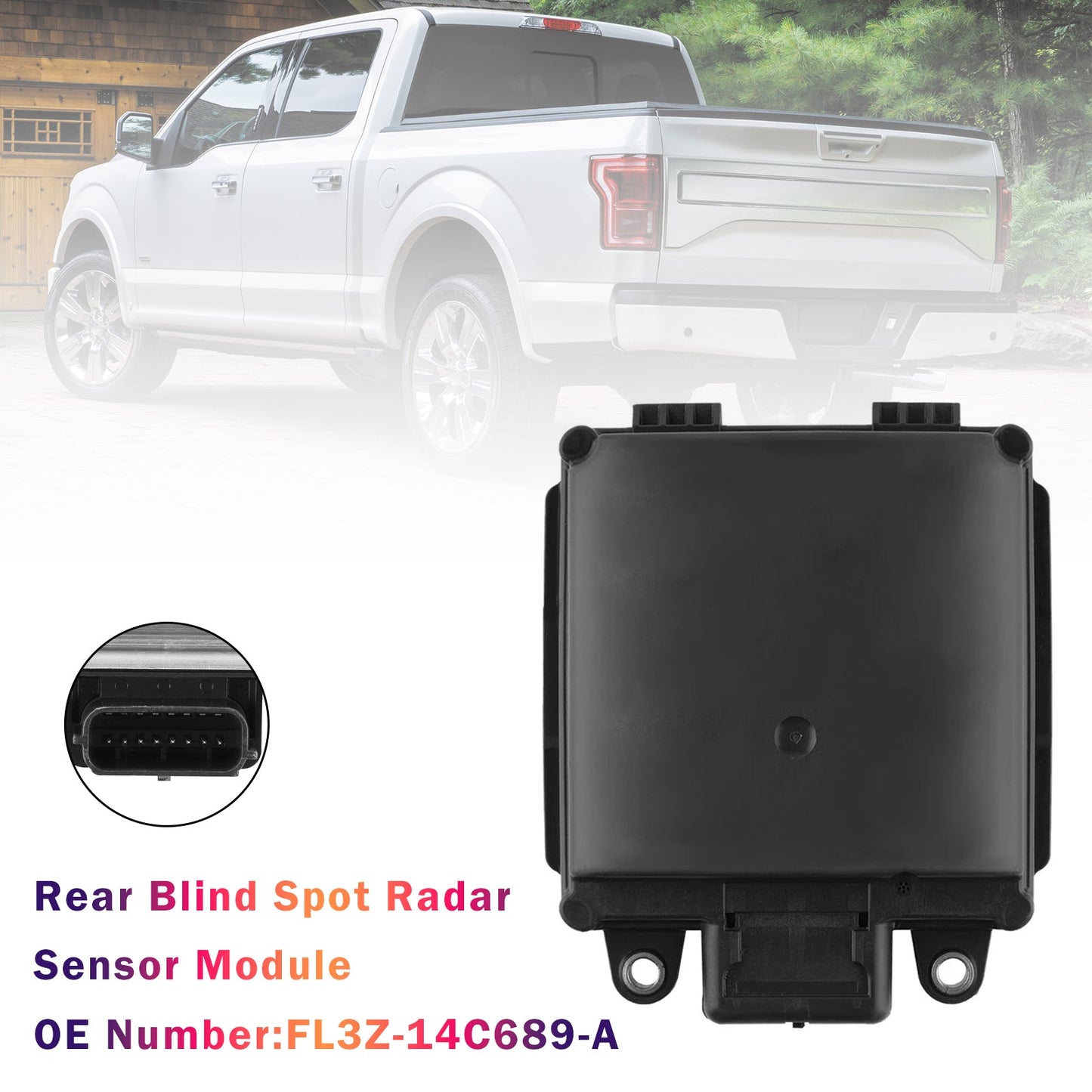2015-2016 For Ford F150 Rear Blind Spot Radar Sensor Module FL3Z-14C689-A