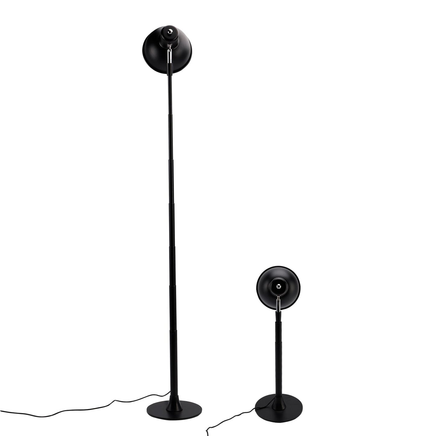 Dimmable for Bedroom/Office-Walnut Adjustable LED Floor & Table Lamp 3 Colors