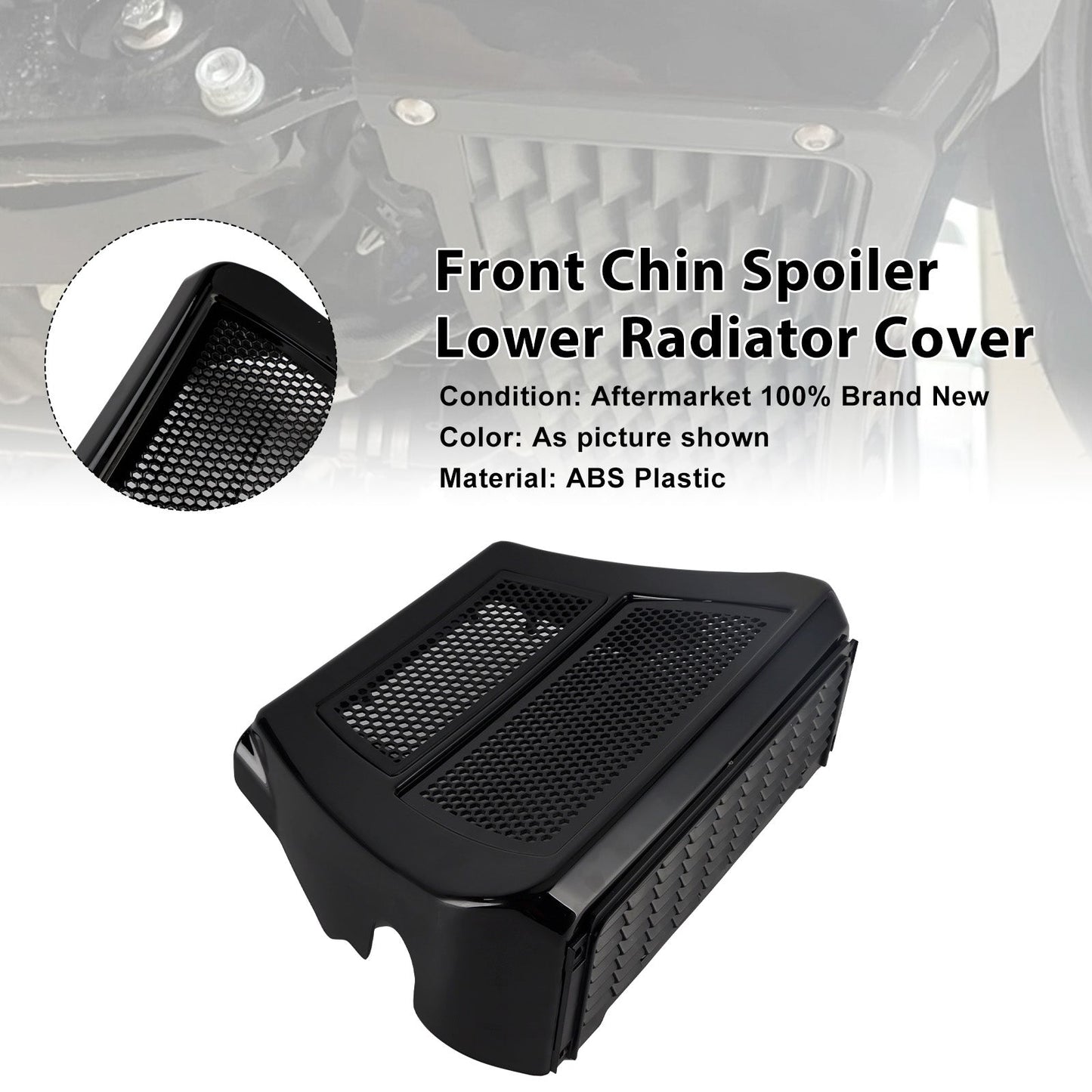 2024-2025 Harley Street Glide FLHX Lower Chin Spoilers Radiator Guard Cover