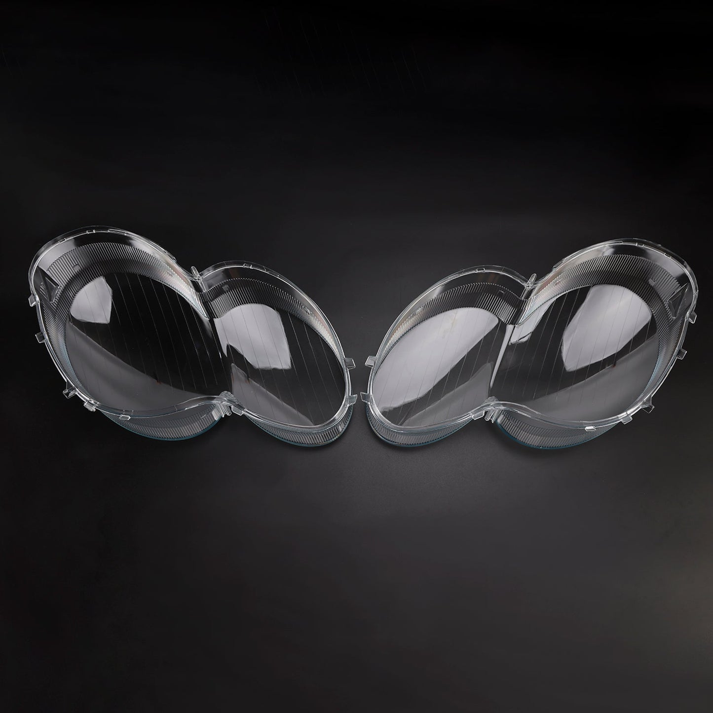 2003-2008 Benz W230/R230 SL500 SL600 2Pcs Headlight Shell Lens Cover+Glue