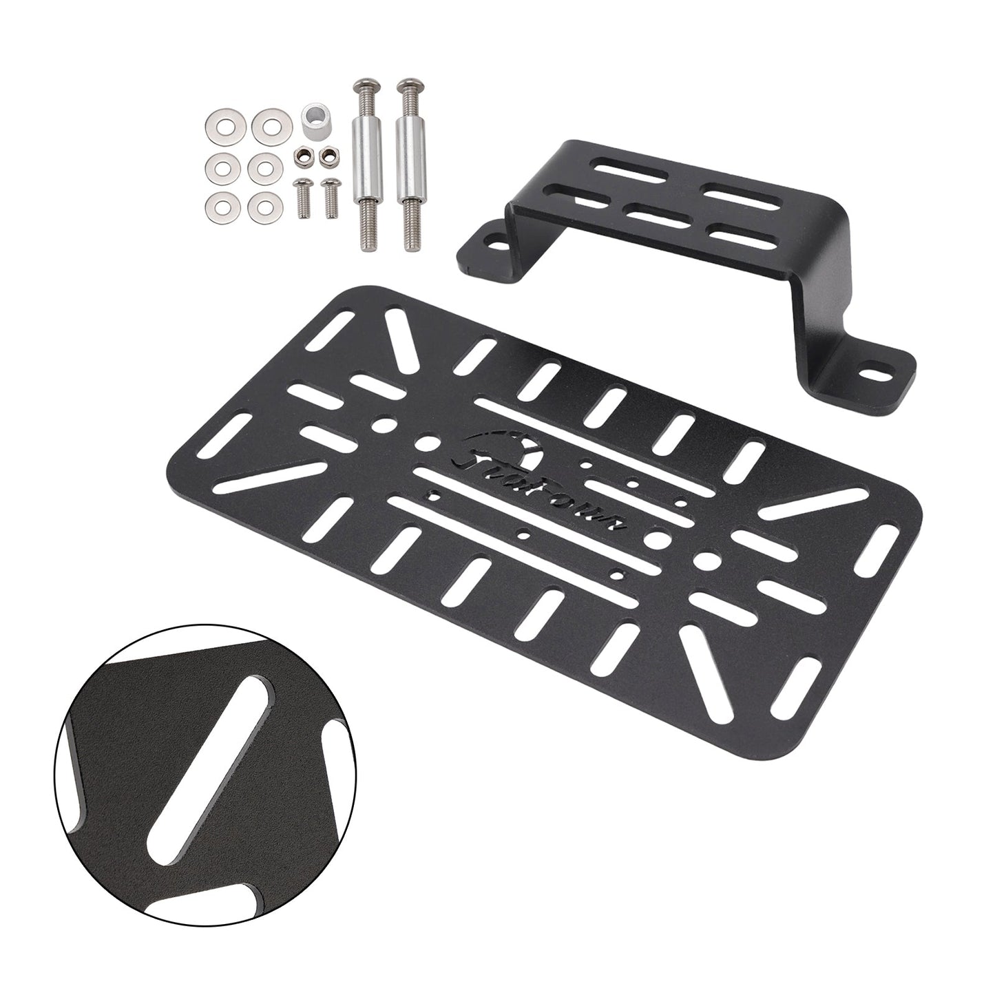 2024-2025 Cfmoto 450Mt Luggage Rack Side Saddle Bag Mount Bracket Black Right