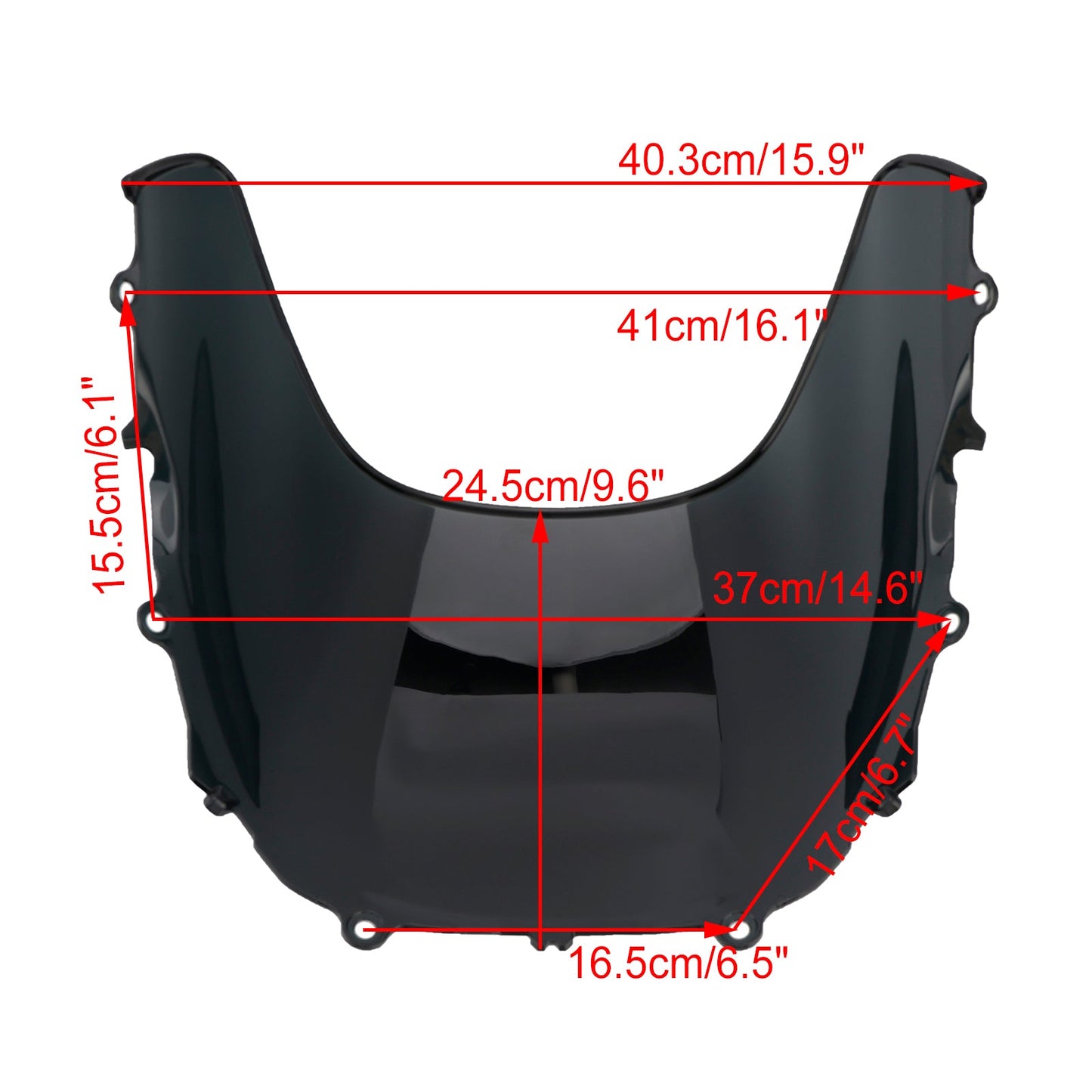 2024-2025 YAMAHA XSR900 GP Windshield WindScreen + Bracket