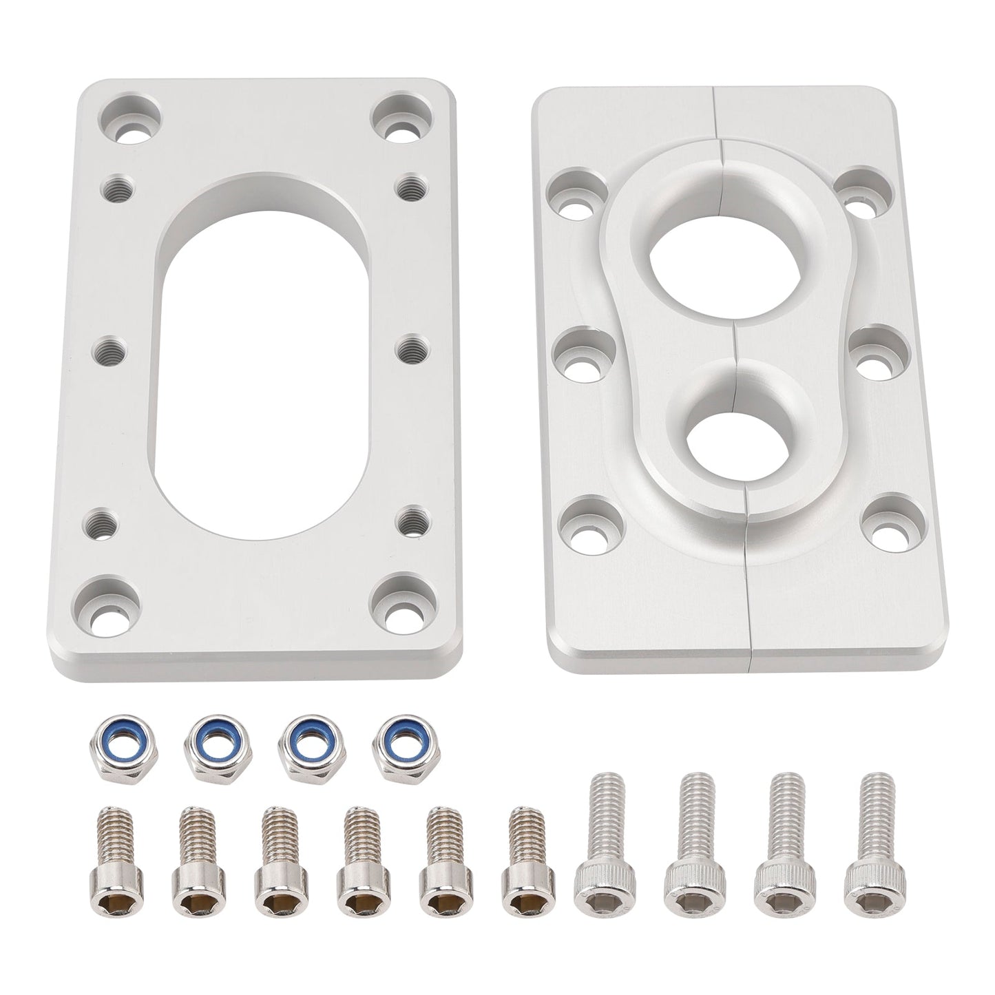 Holley Terminator x Max Aluminum Fire Wall Pass Through Raw Bracket