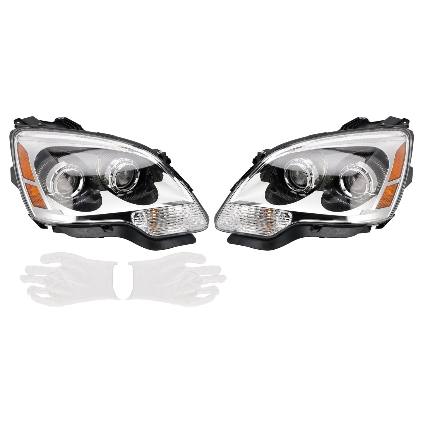 2007-2012 For GMC Acadia w/o Bulbs w/o Ballast Left+Right HID Headlight 22938888 GM2503323